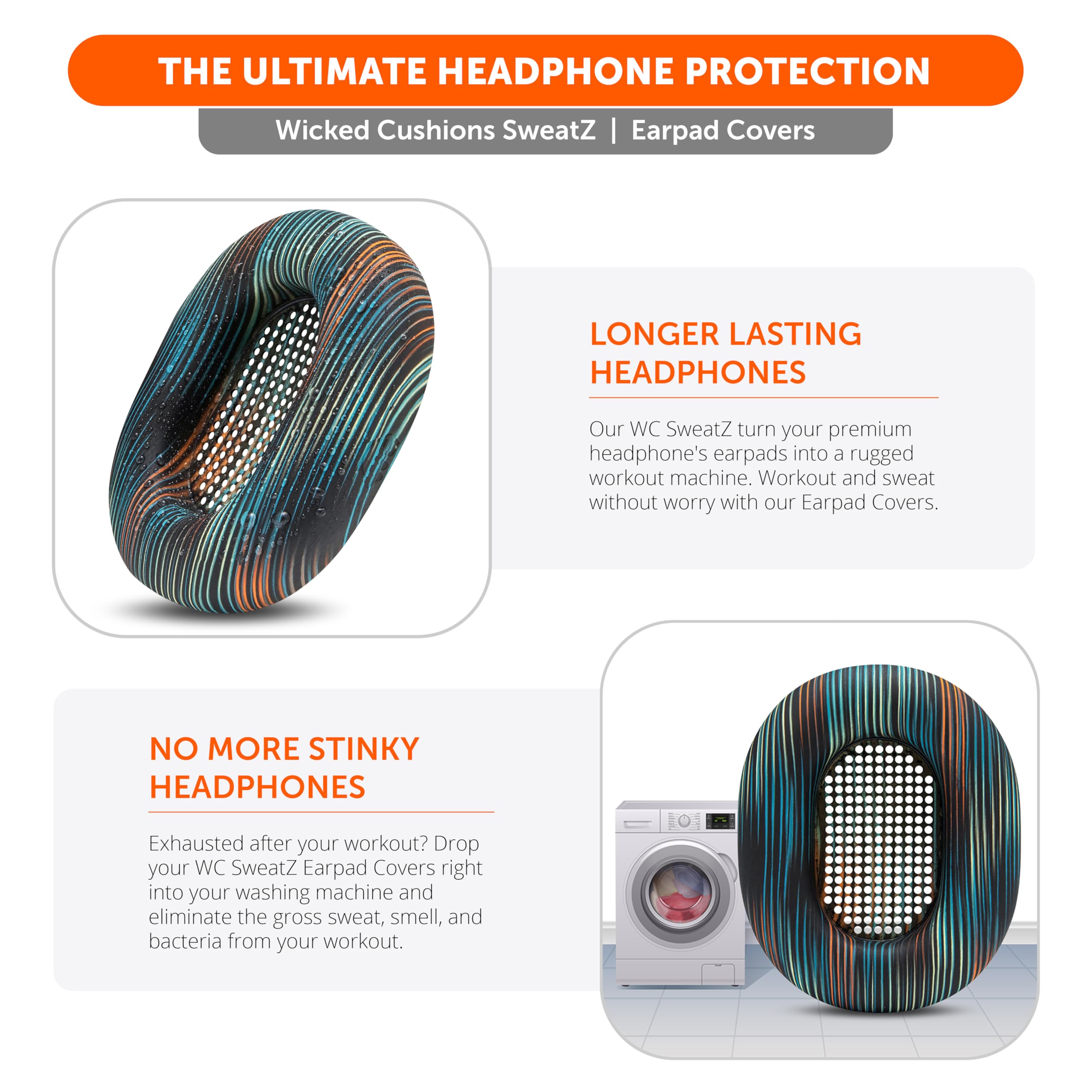 Foto 4 | Funda Protectora Para Auriculares Wicked Cushions Para Sony Wh1000xm5 - Venta Internacional.