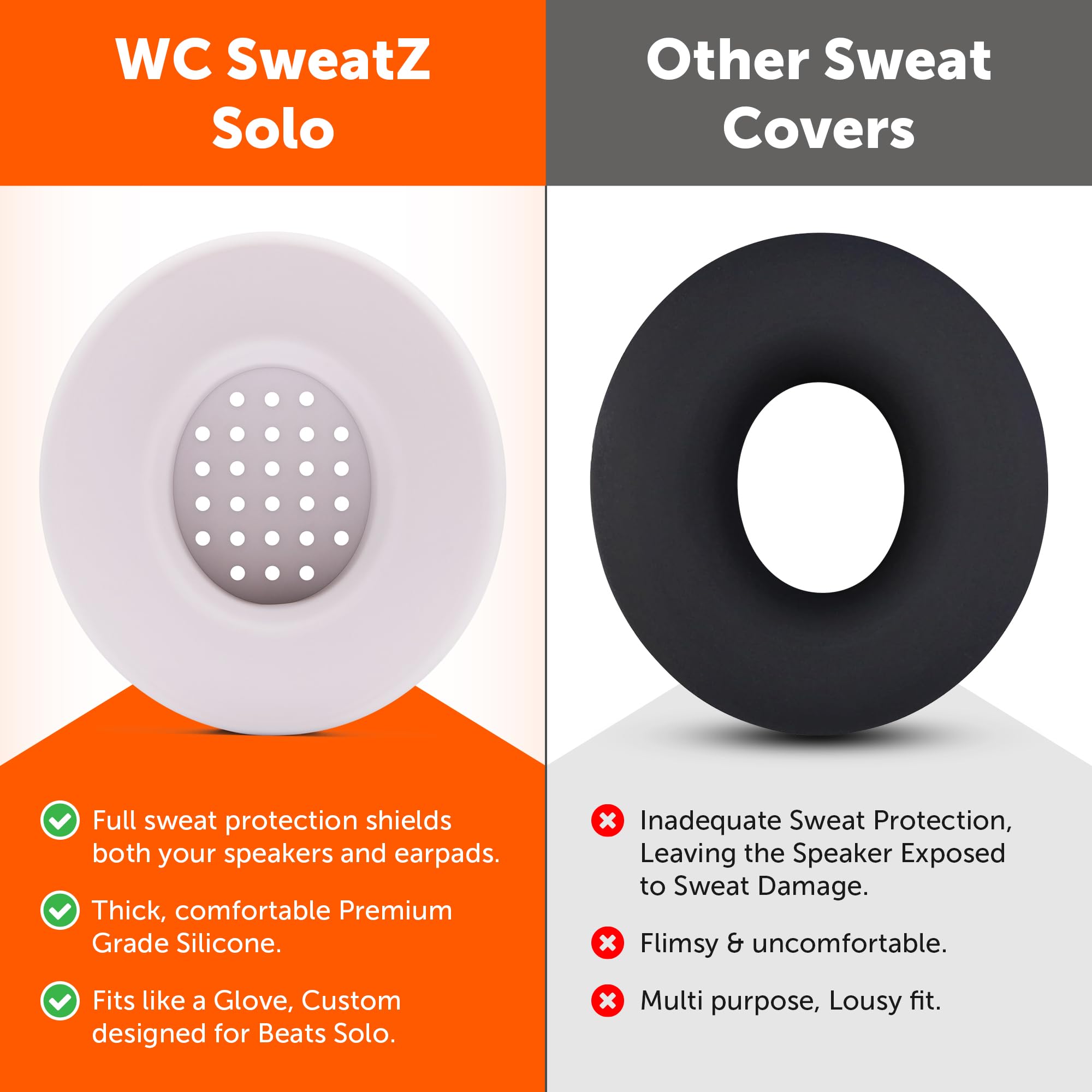 Foto 3 | Fundas Para Auriculares Wc Sweatz Solo Para Beats Solo 4/3/2 - Venta Internacional.