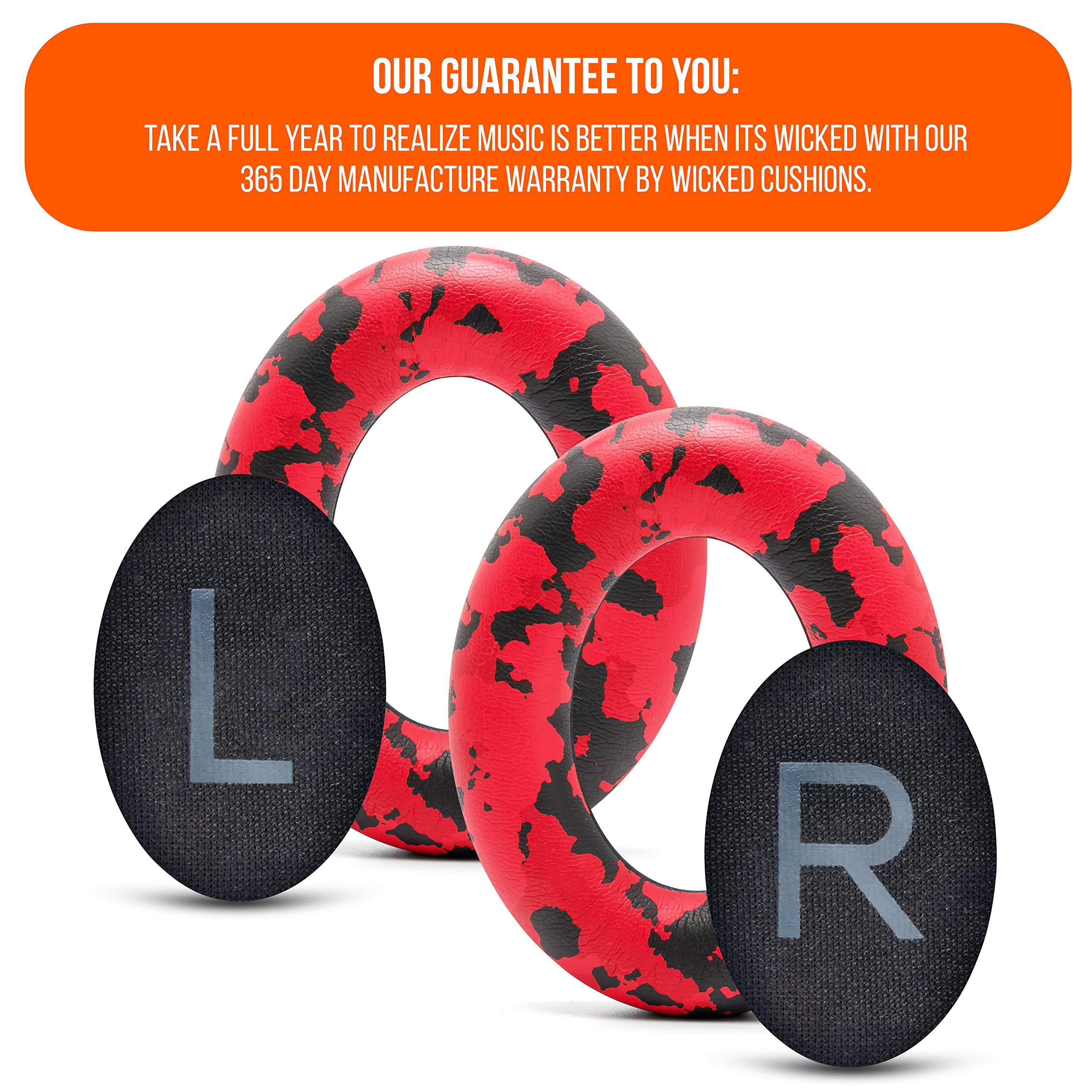 Foto 6 | Almohadillas De Repuesto Wc Wicked Cushions Para Bose 700 Red Camo - Venta Internacional.