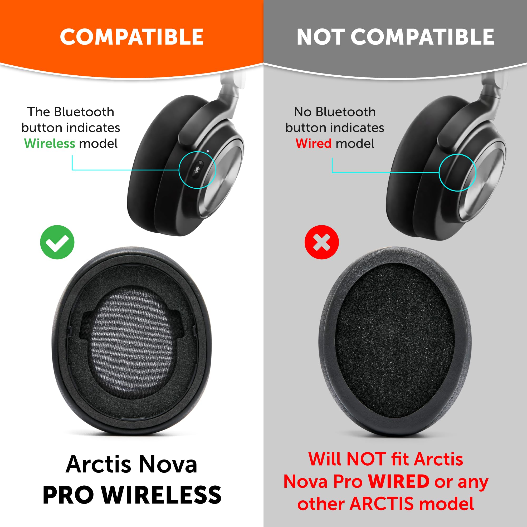 Foto 3 pulgar | Almohadillas Wc Freeze Nova Pro Wireless Arctis Nova Pro Wireless - Venta Internacional.