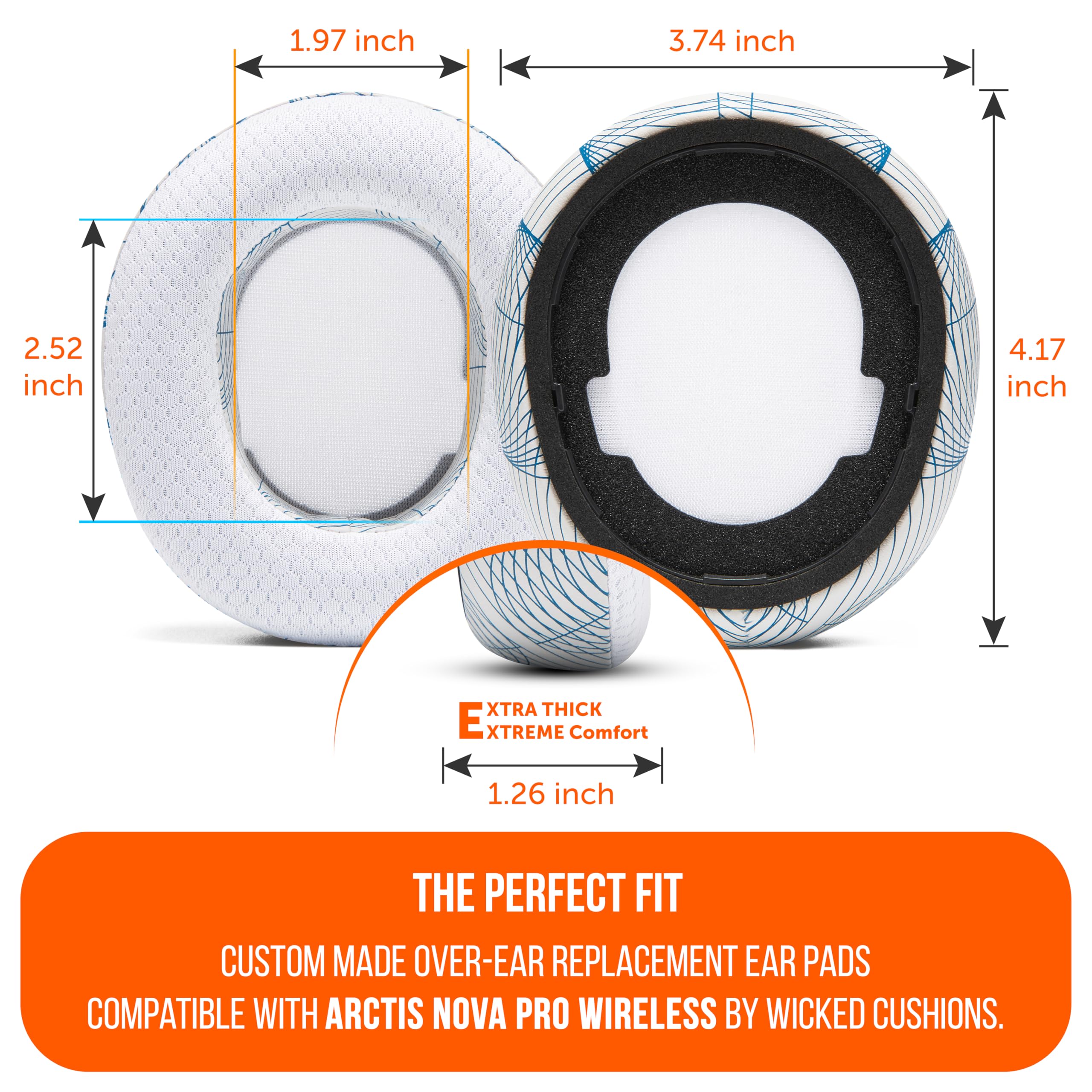 Foto 6 pulgar | Almohadillas Wc Freeze Nova Pro Wireless Arctis Nova Pro Wireless - Venta Internacional.