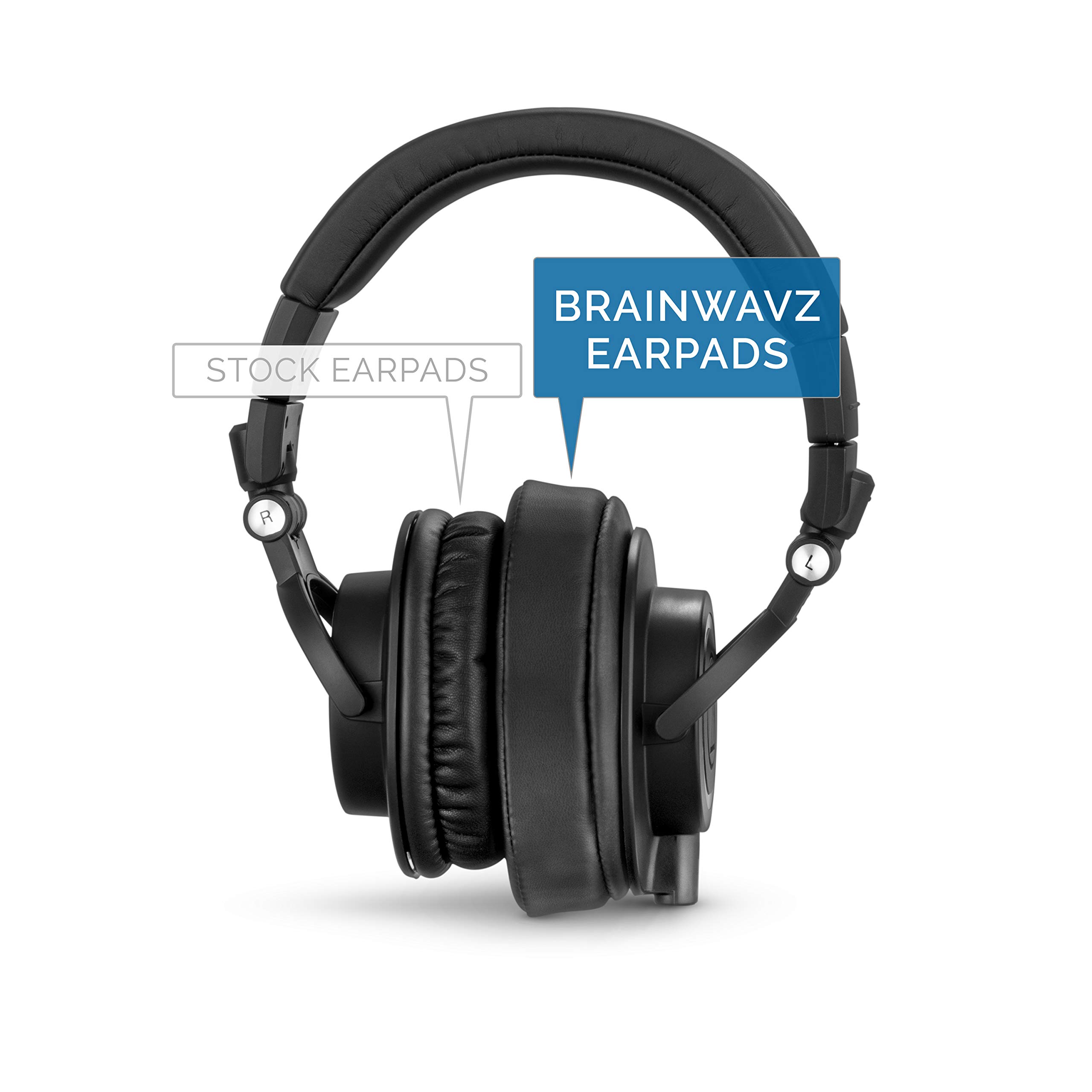 Foto 5 | Almohadillas Brainwavz De Repuesto Para Ath M50x Y Más  Color Negro - Venta Internacional.