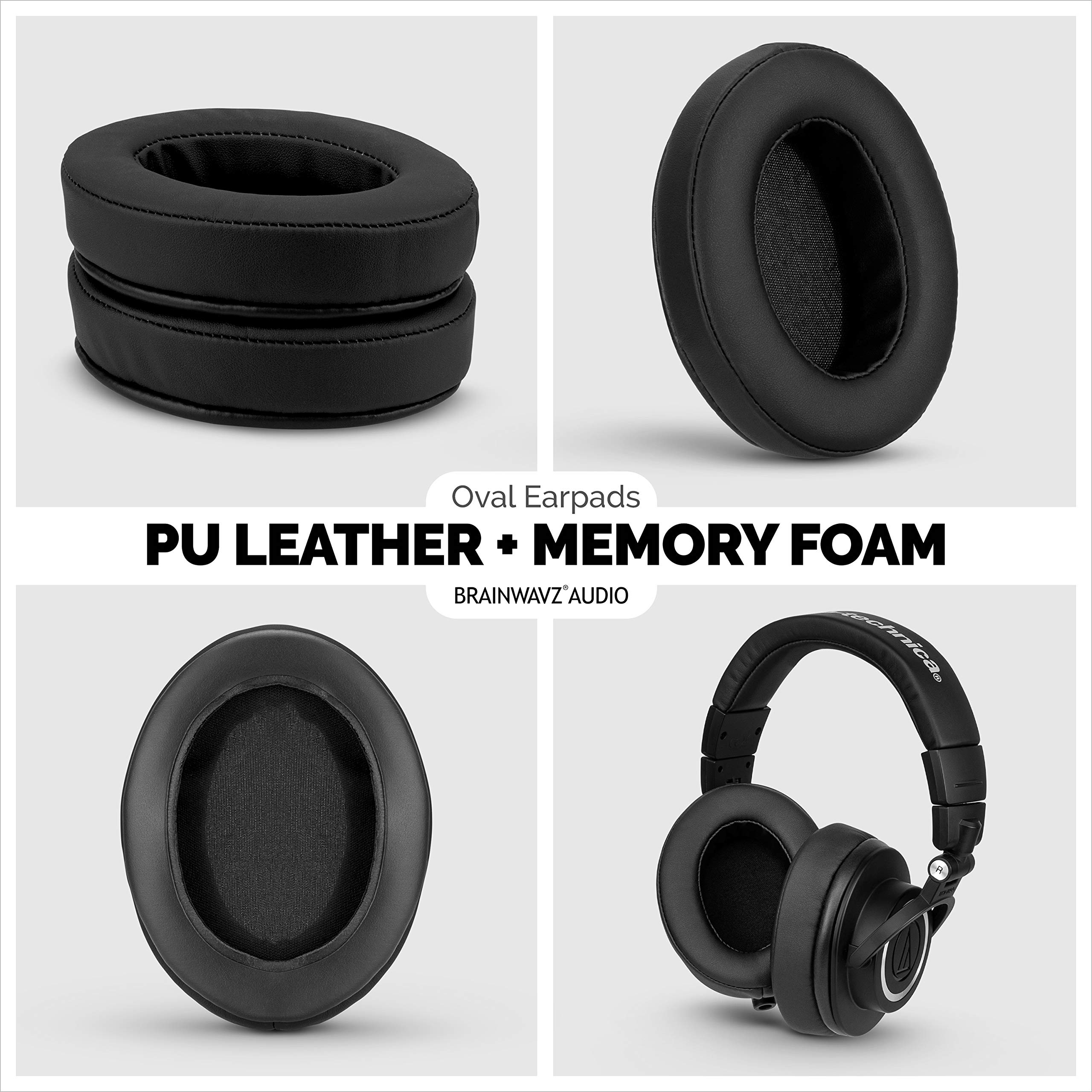 Foto 7 pulgar | Almohadillas Brainwavz De Repuesto Para Ath M50x Y Más  Color Negro - Venta Internacional.