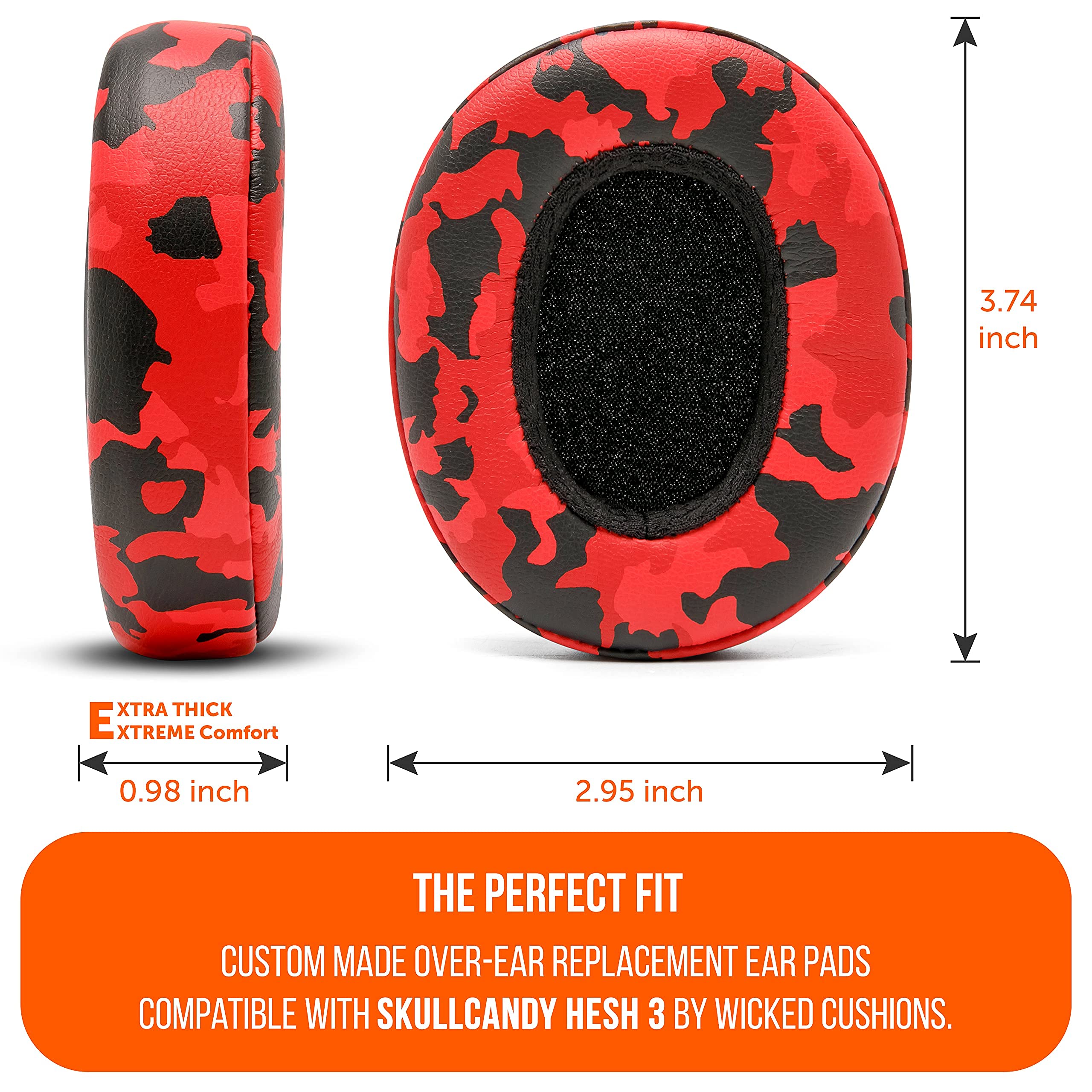 Foto 6 pulgar | Almohadillas De Repuesto Para Skullcandy Hesh 3 Y Crusher - Venta Internacional.
