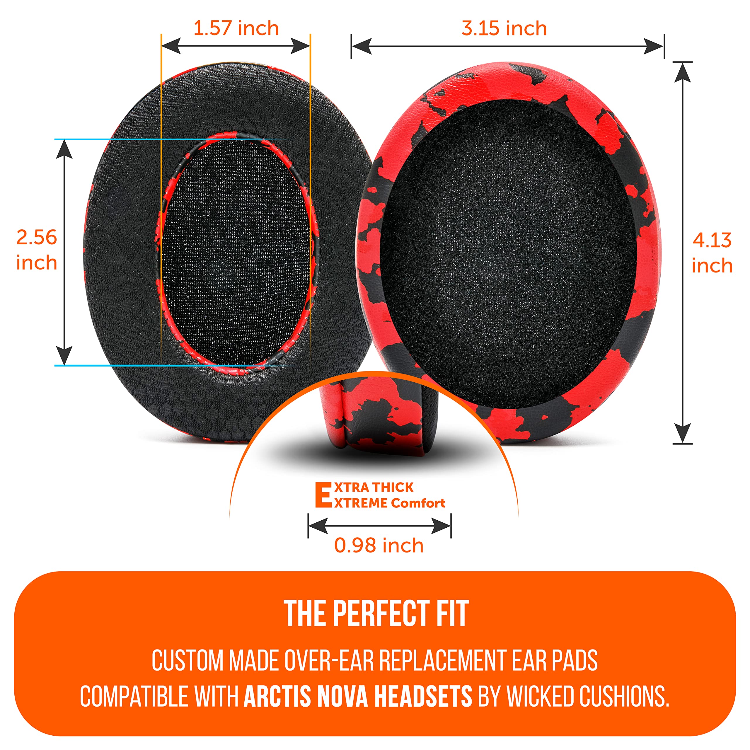 Foto 6 pulgar | Almohadillas De Repuesto Wc Freeze Para Arctis Nova Pro Wired - Venta Internacional.
