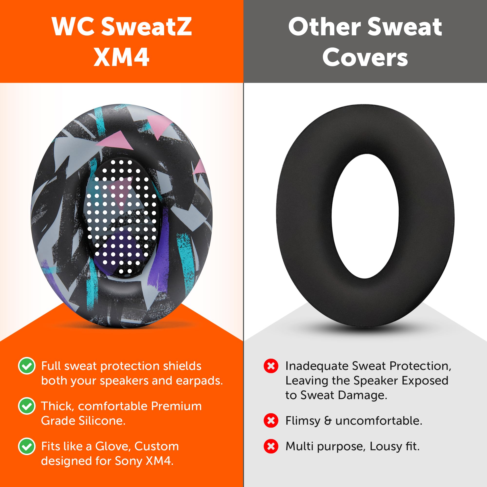 Foto 4 pulgar | Fundas Protectoras Contra El Sudor Wc Sweatz Xm4 Para Sony Wh1000xm4 - Venta Internacional.