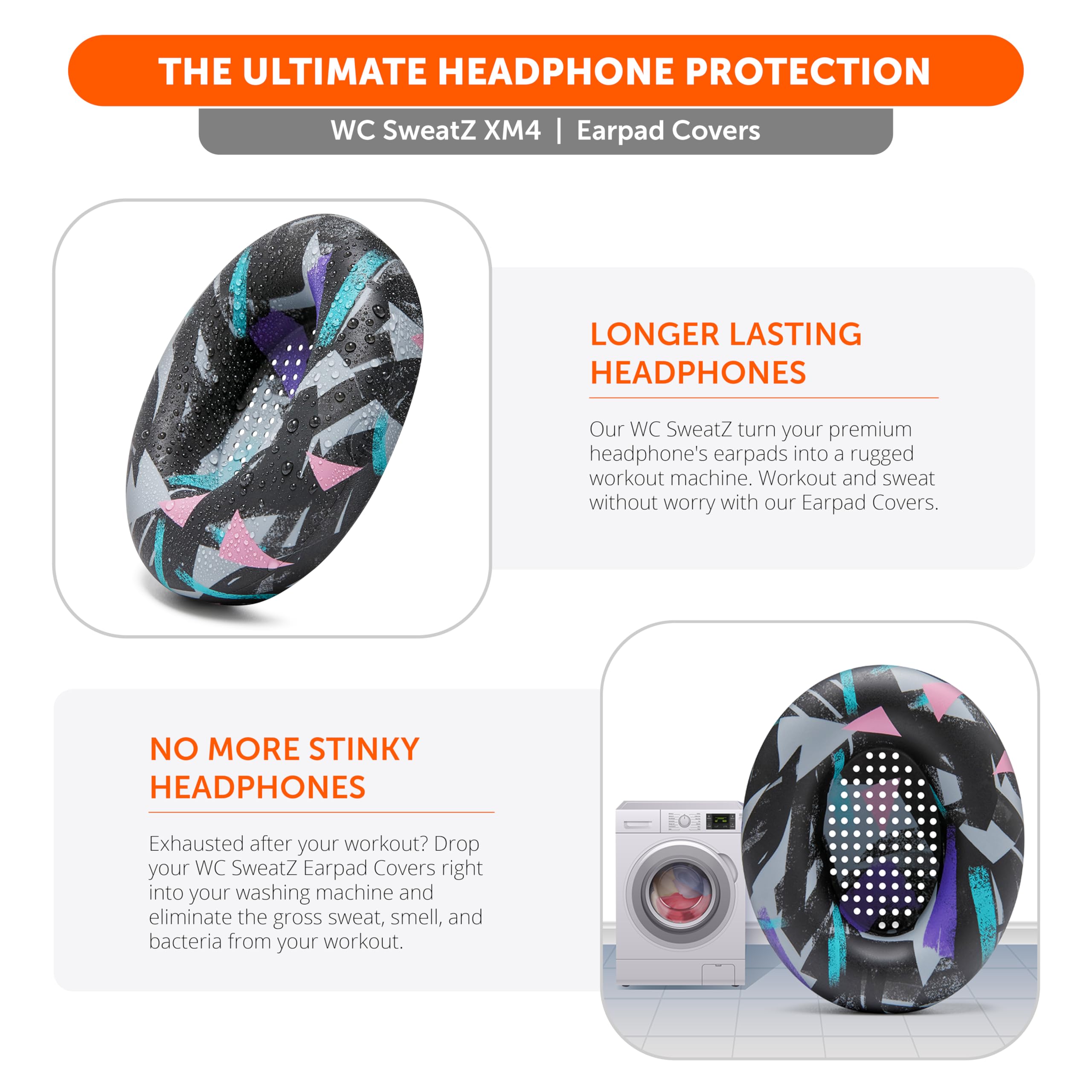 Foto 5 pulgar | Fundas Protectoras Contra El Sudor Wc Sweatz Xm4 Para Sony Wh1000xm4 - Venta Internacional.