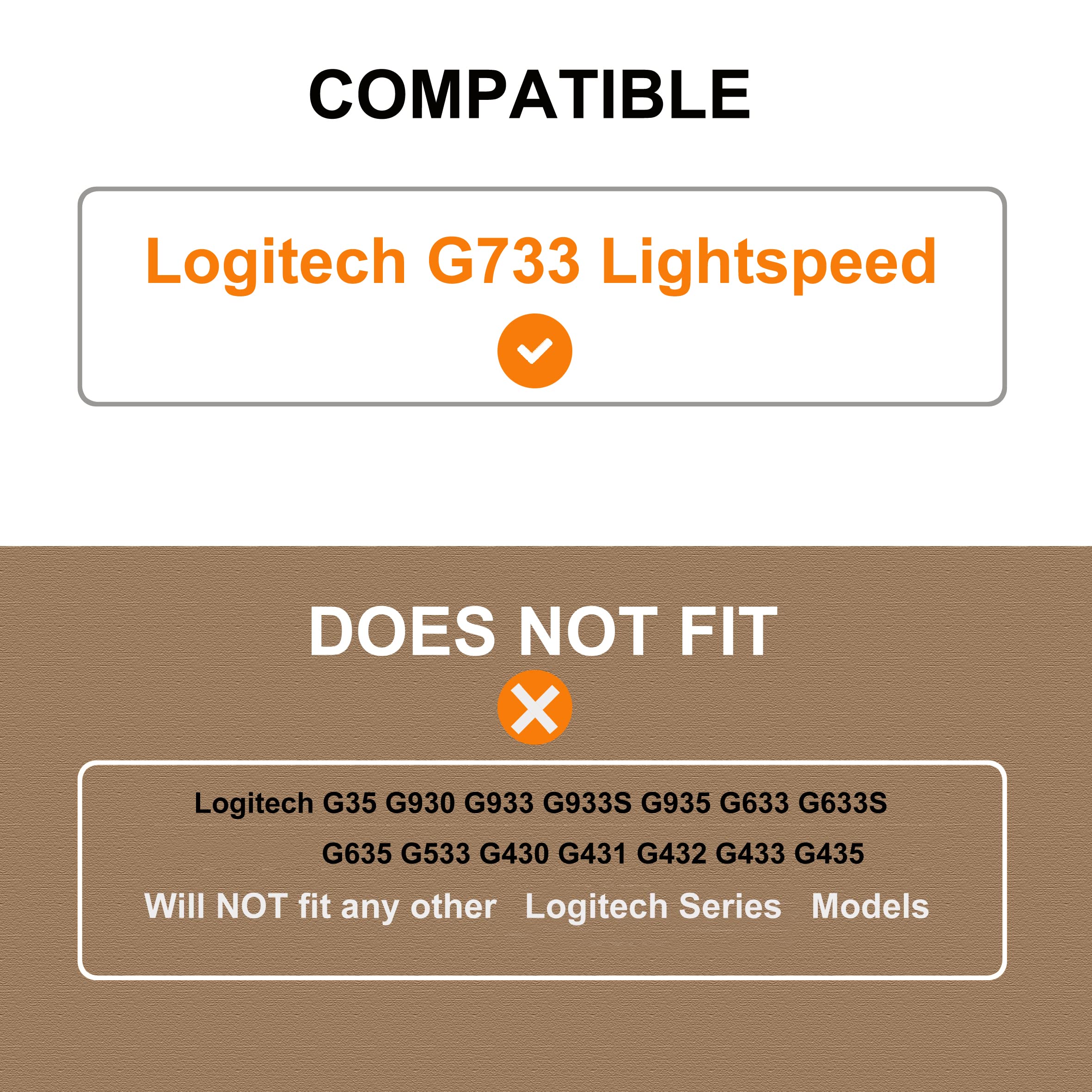 Foto 3 pulgar | Almohadillas De Repuesto Para Auriculares Para Juegos Logitech G733 G 733 - Venta Internacional.