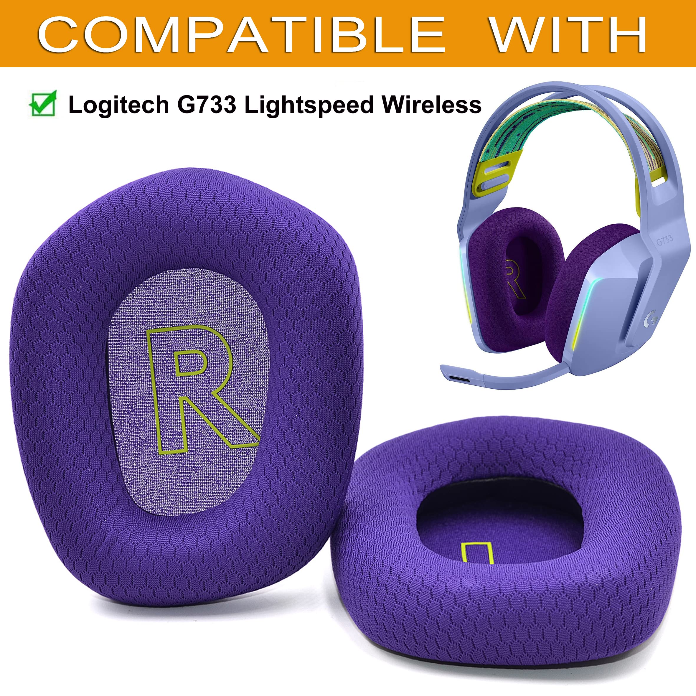 Foto 4 pulgar | Almohadillas De Repuesto Para Auriculares Para Juegos Logitech G733 G 733 - Venta Internacional.
