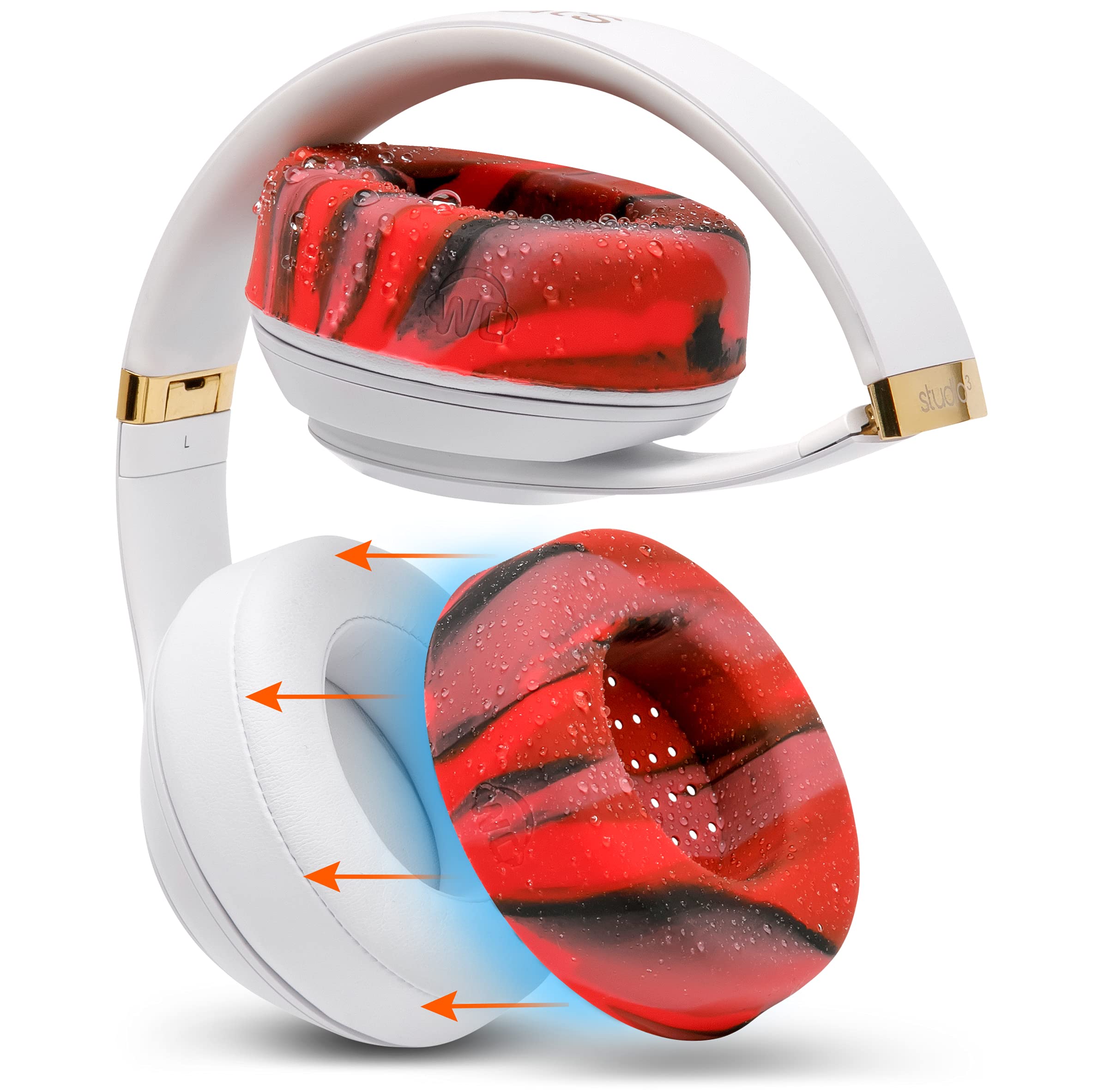 Foto 2 pulgar | Fundas Para Auriculares Wc Sweatz Studio Para Beats Studio 3 Y 2 - Venta Internacional.