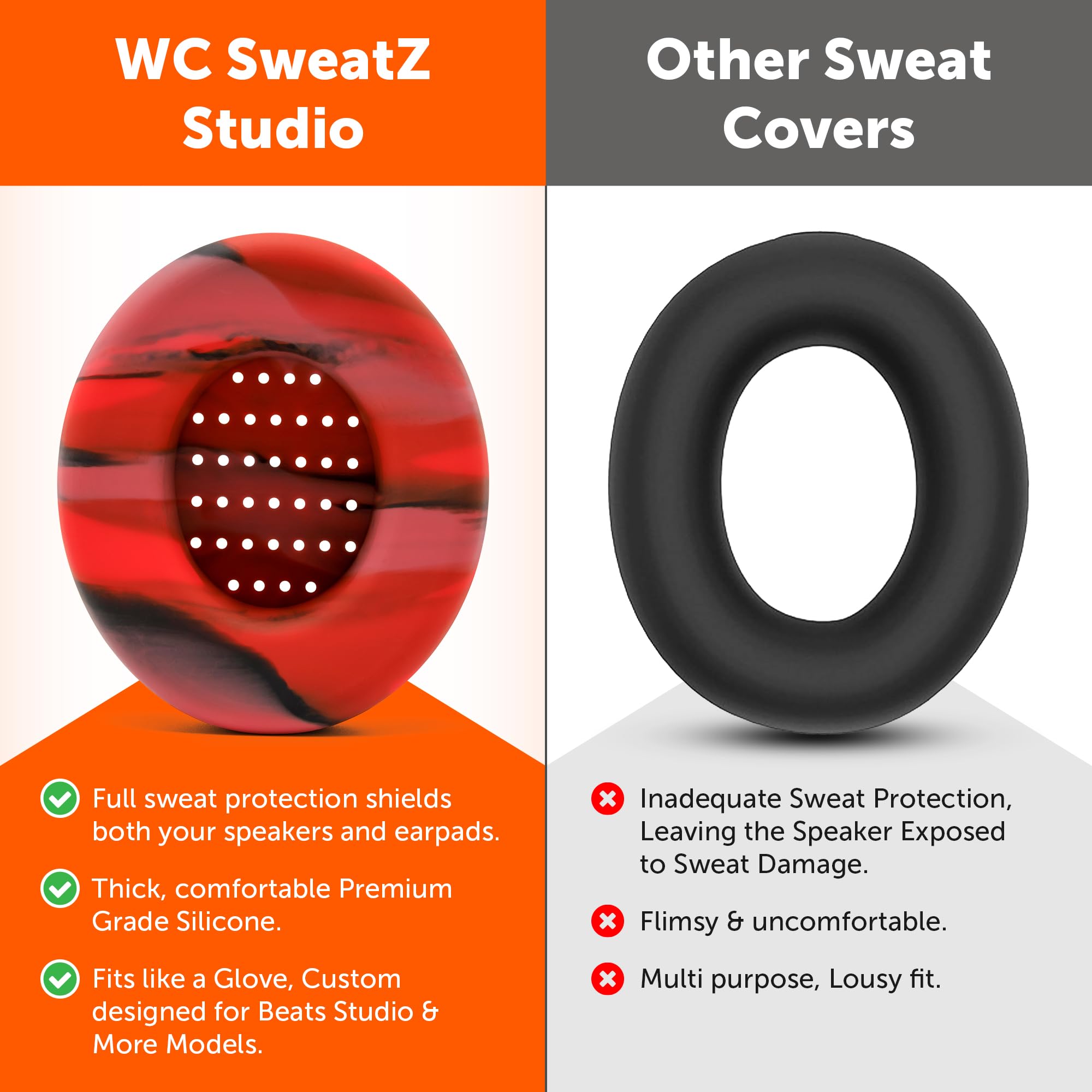 Foto 4 pulgar | Fundas Para Auriculares Wc Sweatz Studio Para Beats Studio 3 Y 2 - Venta Internacional.