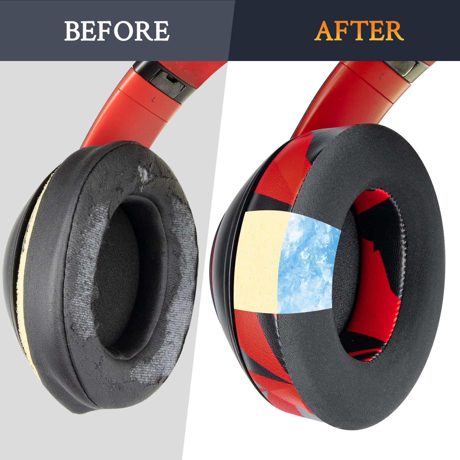 Foto 6 pulgar | Almohadillas De Repuesto  Gel Refrescante Solowit Para Beats - Venta Internacional.