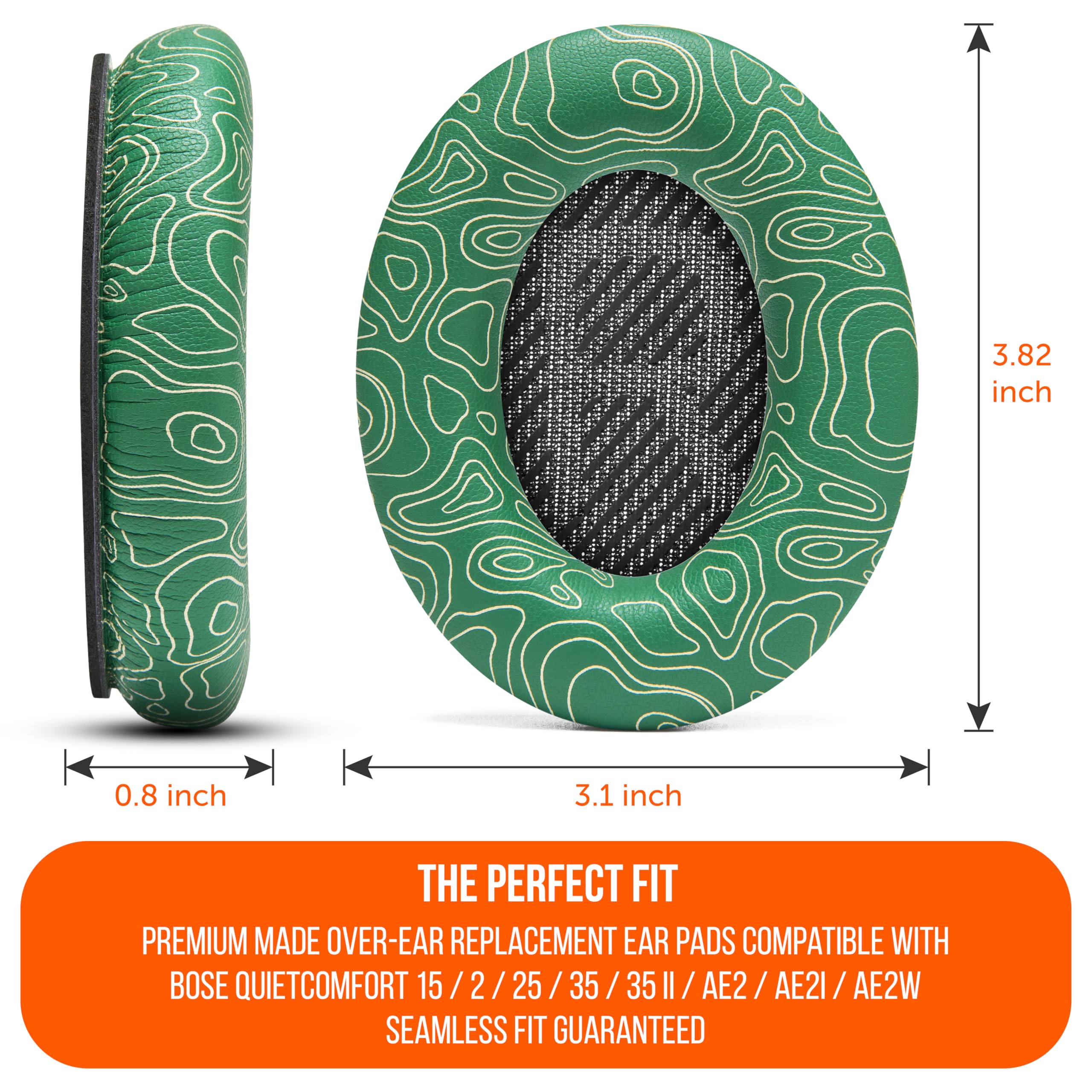 Foto 5 | Almohadillas De Repuesto Wc Wicked Cushions Para Bose Qc35 Y Qc35ii - Venta Internacional.