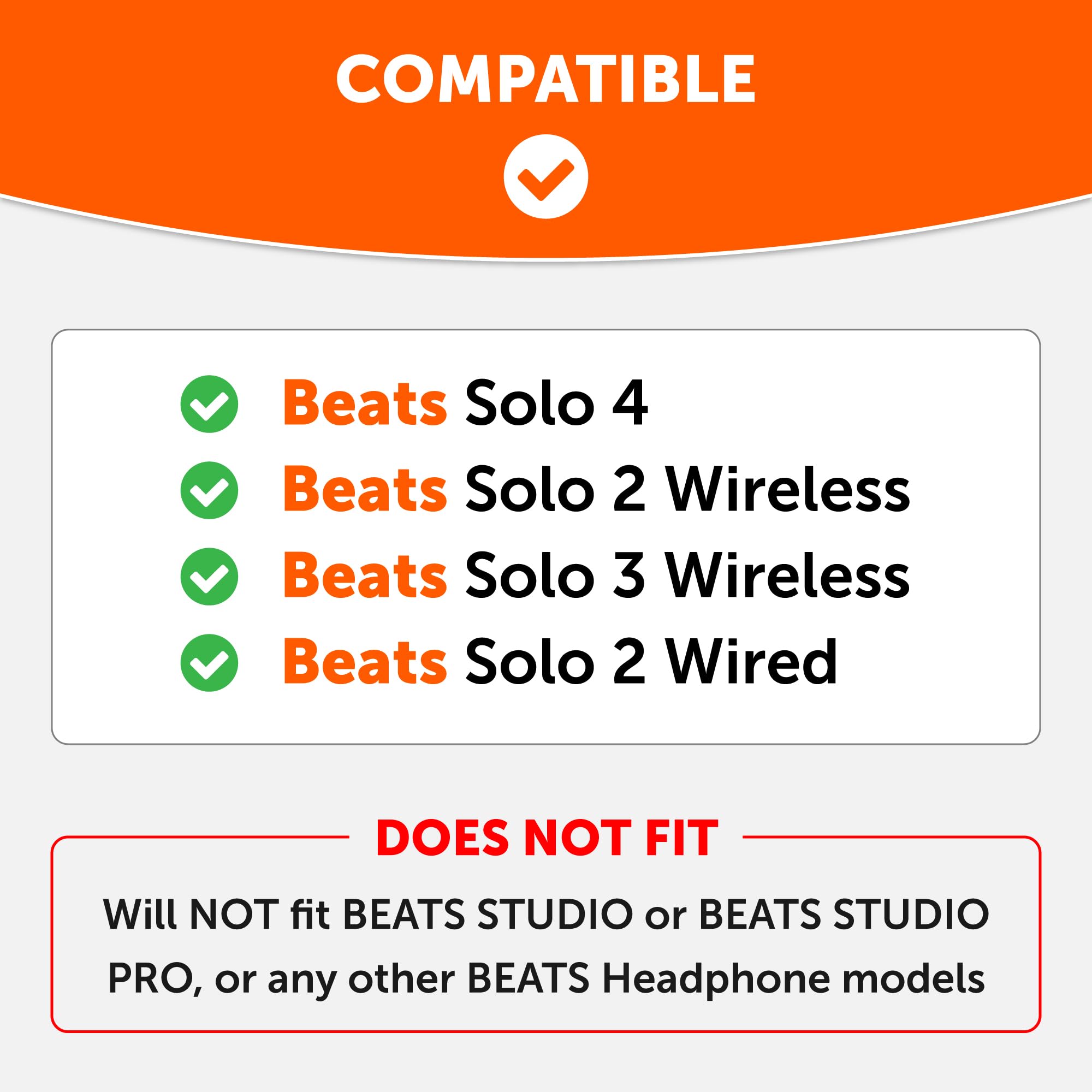 Foto 2 | Funda De Diadema Wc Bandz Solo De Silicona Para Beats Solo - Venta Internacional.