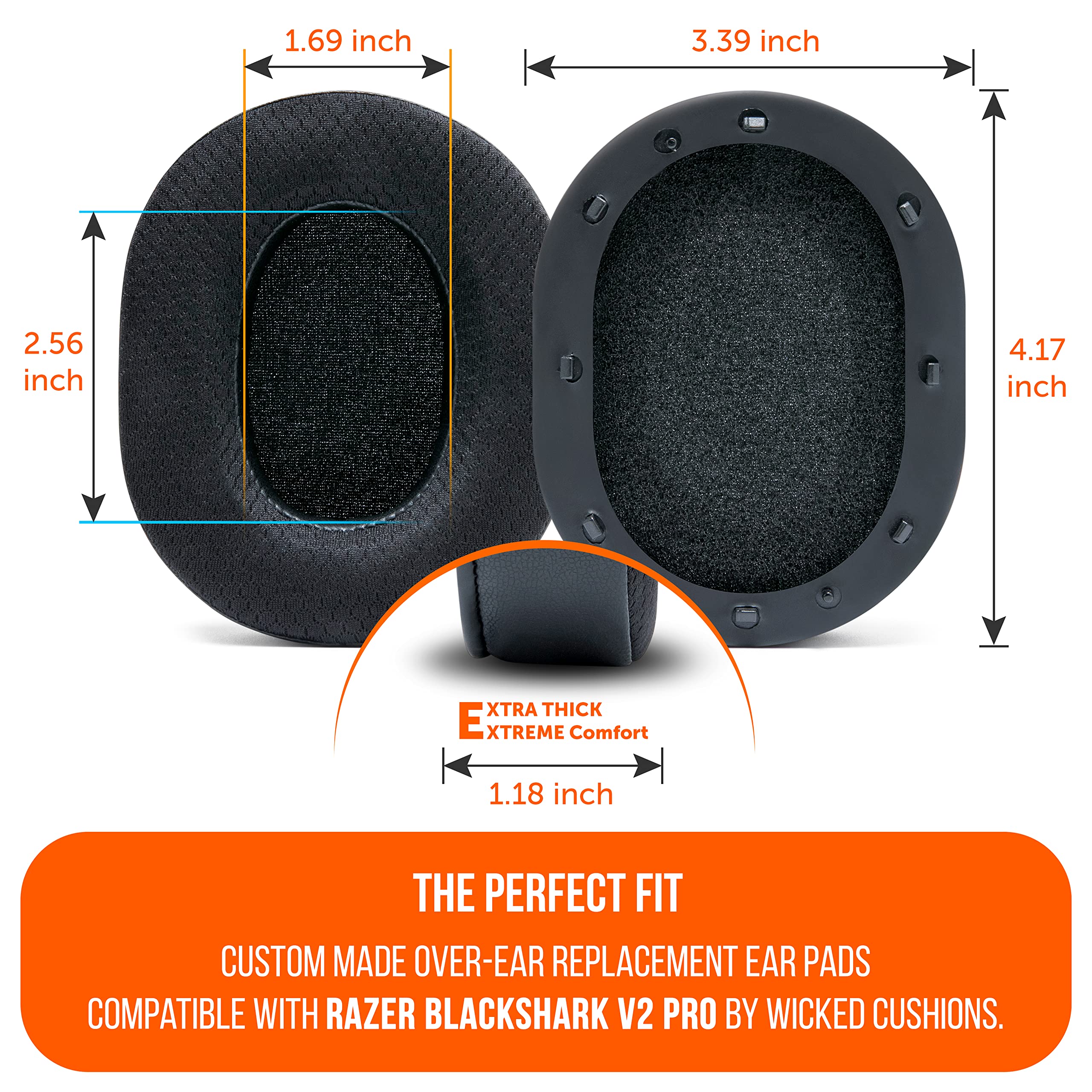 Foto 6 pulgar | Almohadillas De Gel Refrigerante Wc Freeze Blackshark Para Razer Blackshark V2 Y V2 Pro - Venta Internacional.