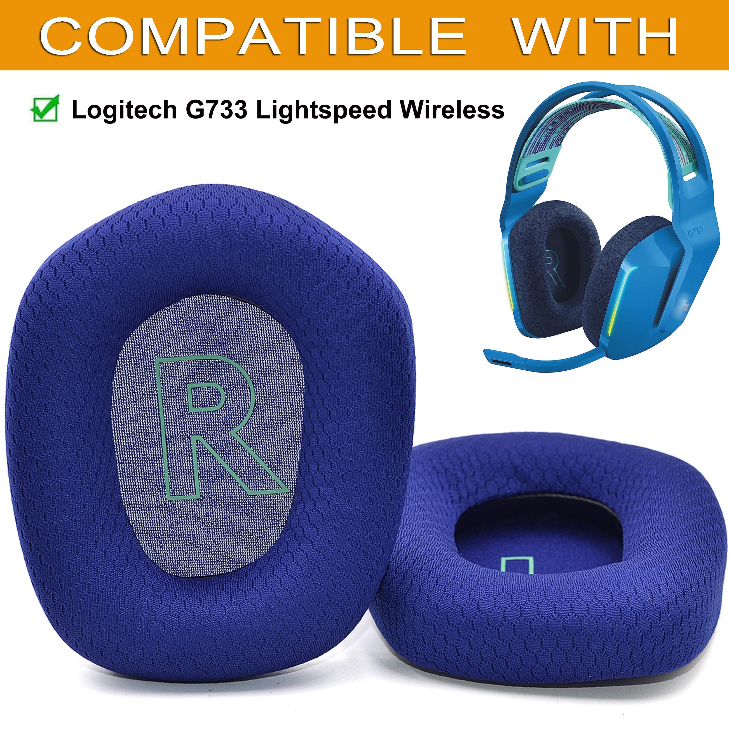 Foto 4 pulgar | Almohadillas De Repuesto Para Auriculares Para Juegos Logitech G733 G 733 - Venta Internacional.