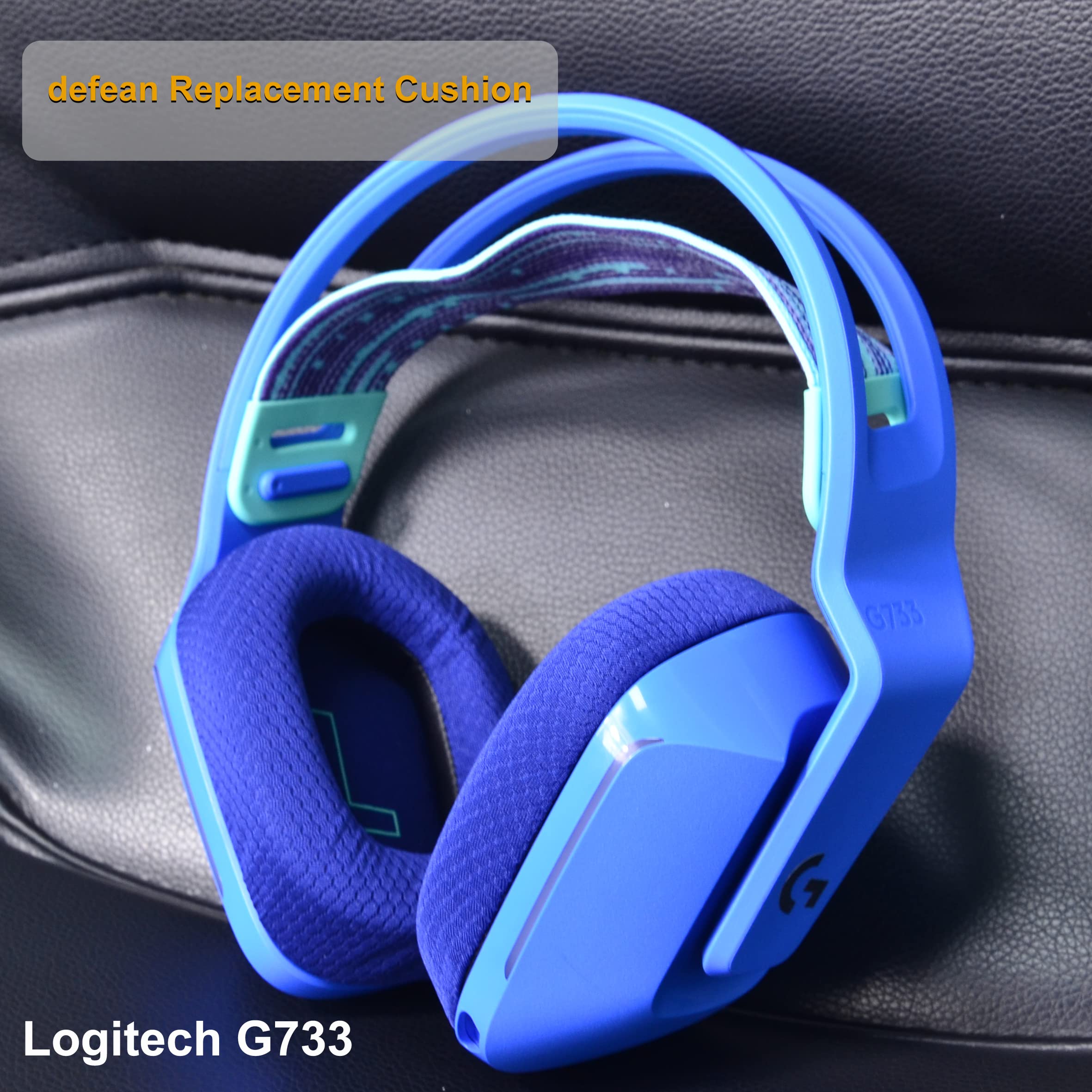 Foto 6 | Almohadillas De Repuesto Para Auriculares Para Juegos Logitech G733 G 733 - Venta Internacional.