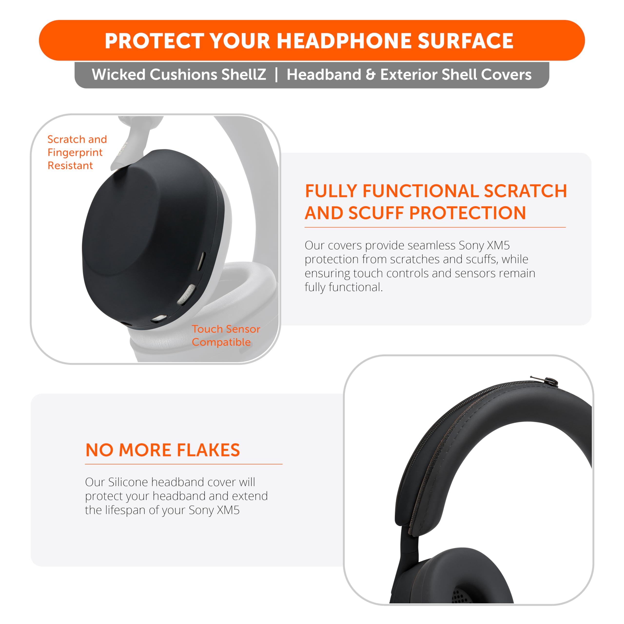 Foto 6 pulgar | Funda Protectora Para Auriculares Y Diadema Para Sony Wh1000xm5 - Venta Internacional.