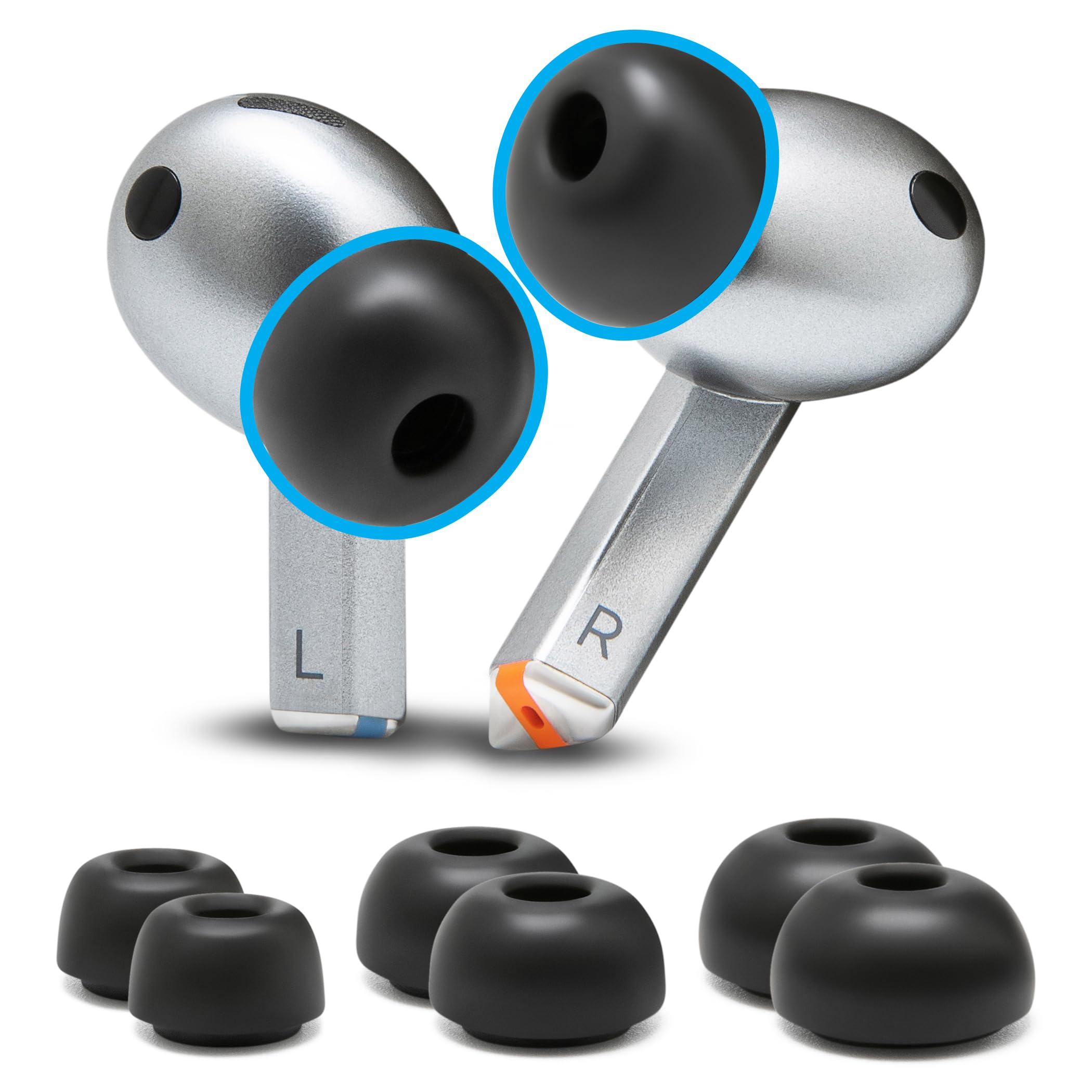 Almohadillas Wicked Cojines Wc Tipz Galaxy Para Samsung Galaxy Buds 3 Pro - Venta Internacional.