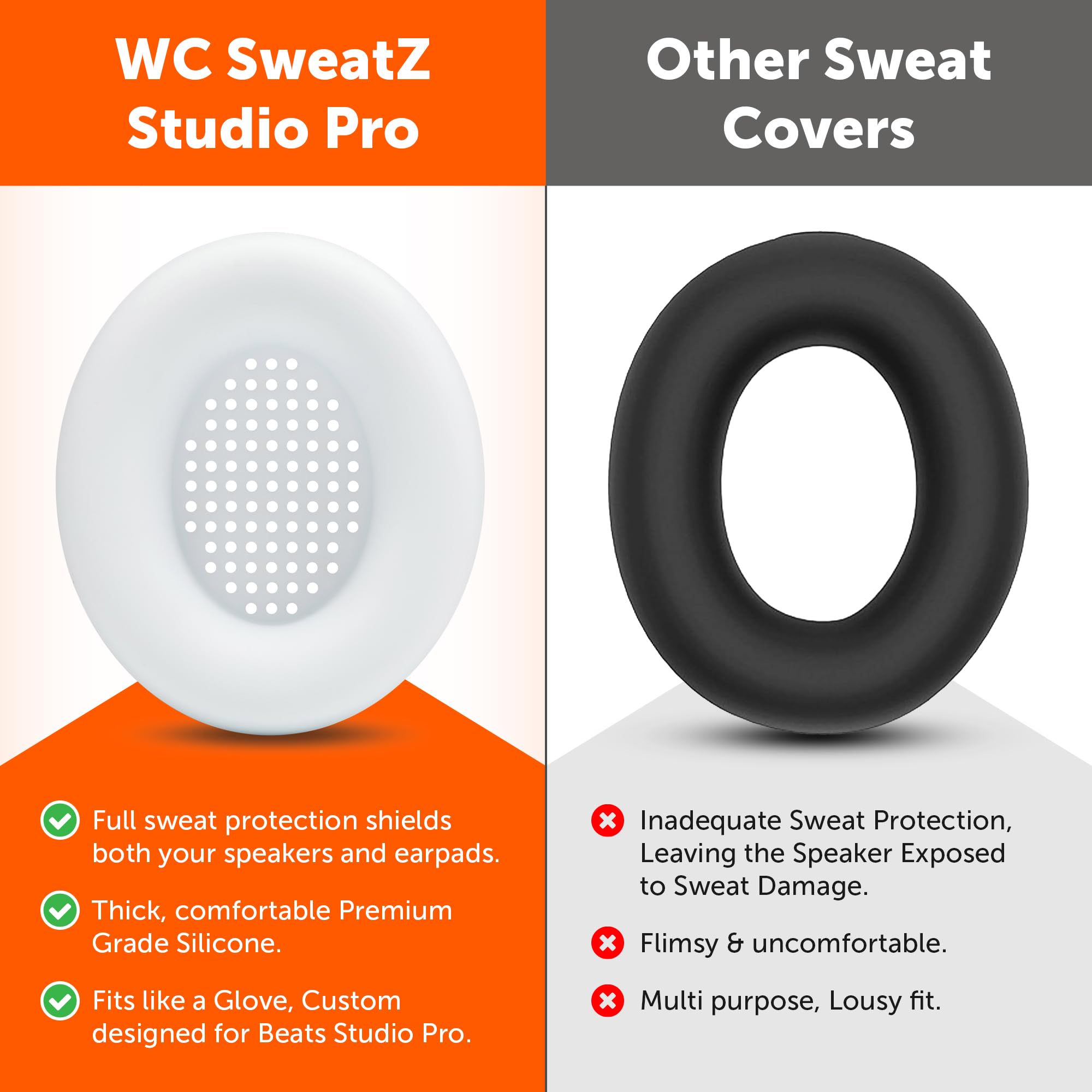 Foto 4 pulgar | Fundas Protectoras Para Auriculares Wicked Cushions Beats Studio Pro - Venta Internacional.