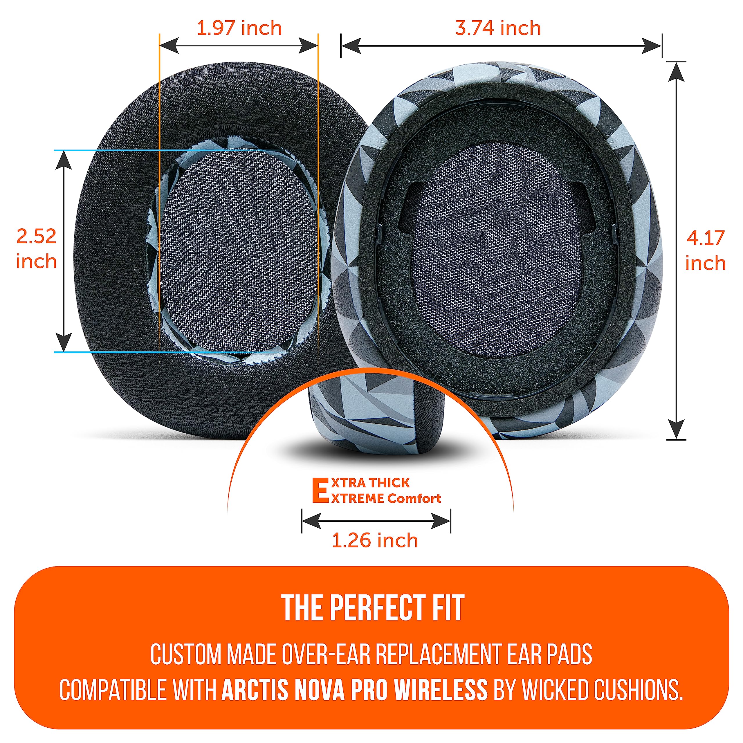 Foto 6 pulgar | Almohadillas Wc Freeze Nova Pro Wireless Arctis Nova Pro Wireless - Venta Internacional.