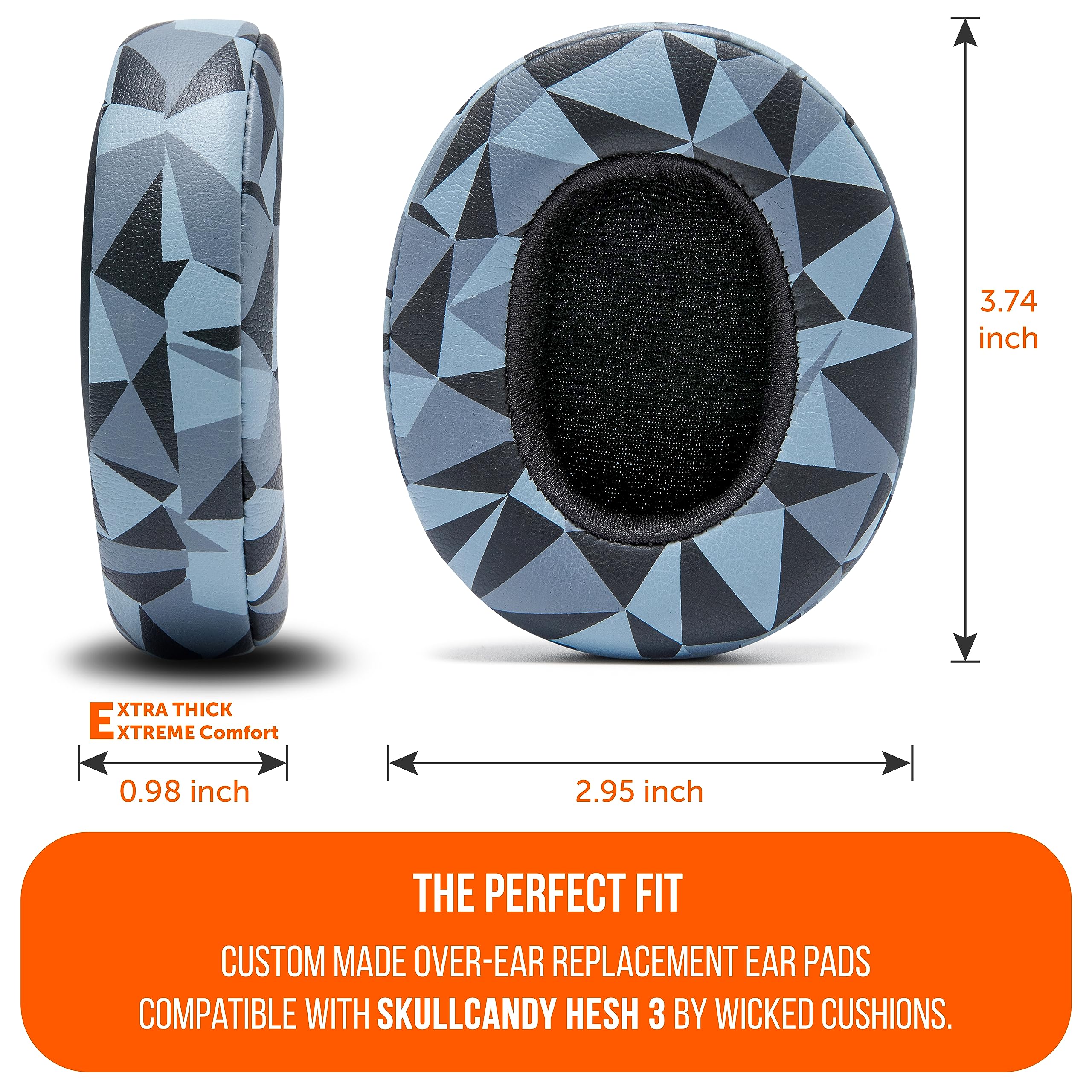 Foto 6 pulgar | Almohadillas De Repuesto Para Skullcandy Hesh 3 Y Crusher - Venta Internacional.