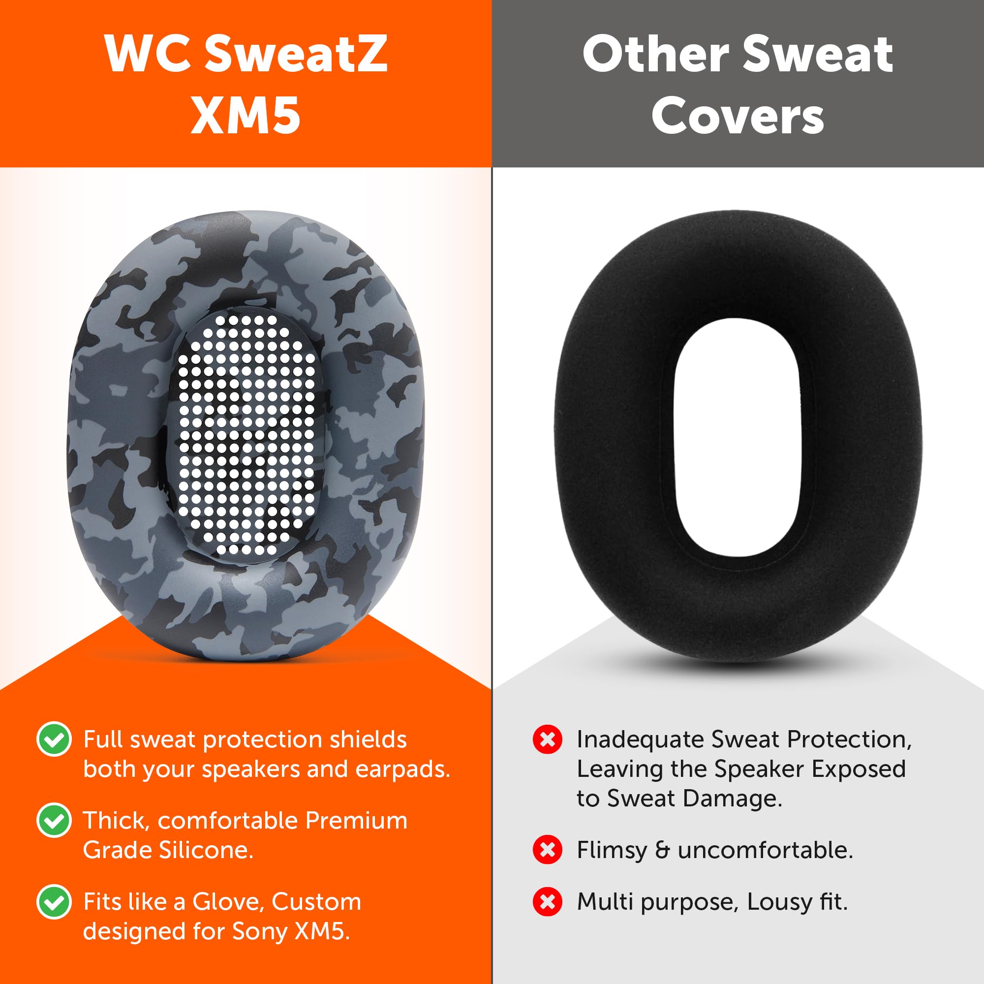 Foto 3 | Funda Protectora Para Auriculares Wicked Cushions Para Sony Wh1000xm5 - Venta Internacional.
