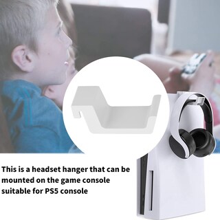 Foto 2 | Soporte Para Auriculares Hilitand Para Consola De Juegos Ps5, Color Blanco - Venta Internacional.
