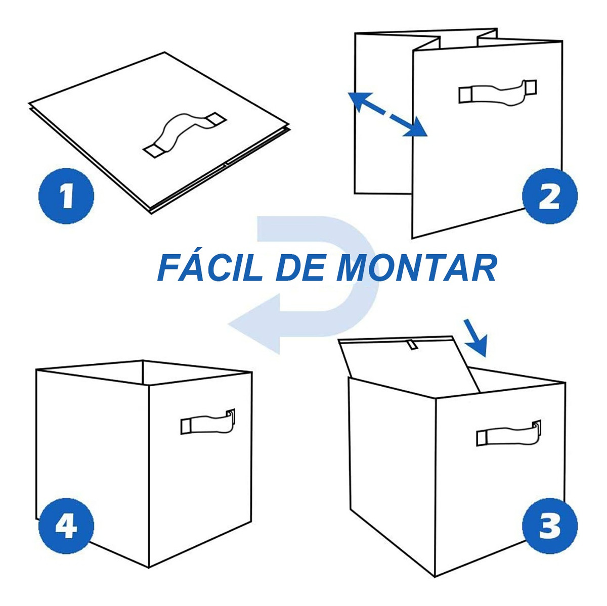 Foto 4 pulgar | Cajas De Almacenamiento De Organizadora Tela Plegables/3pcs, Amarillo