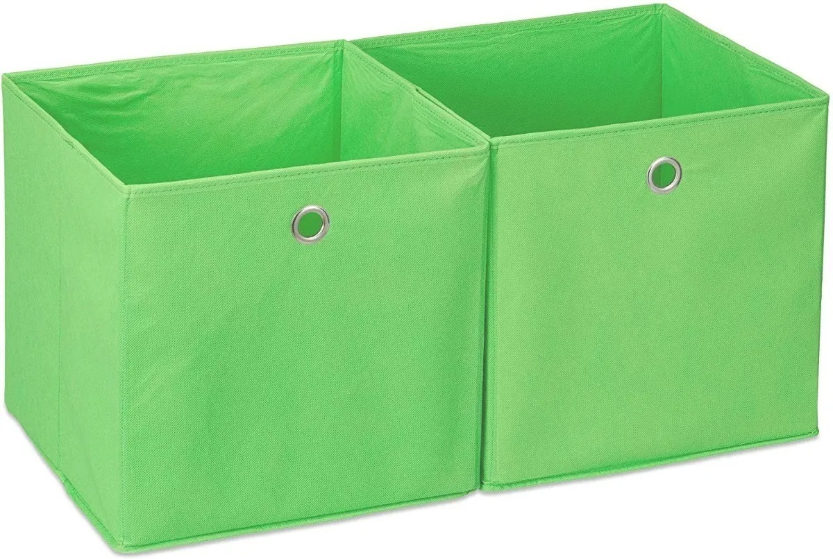 Foto 2 pulgar | Caja Cubo Organizador, Almacena Ropa, Objetos, Closet, 1 Pza, Verde