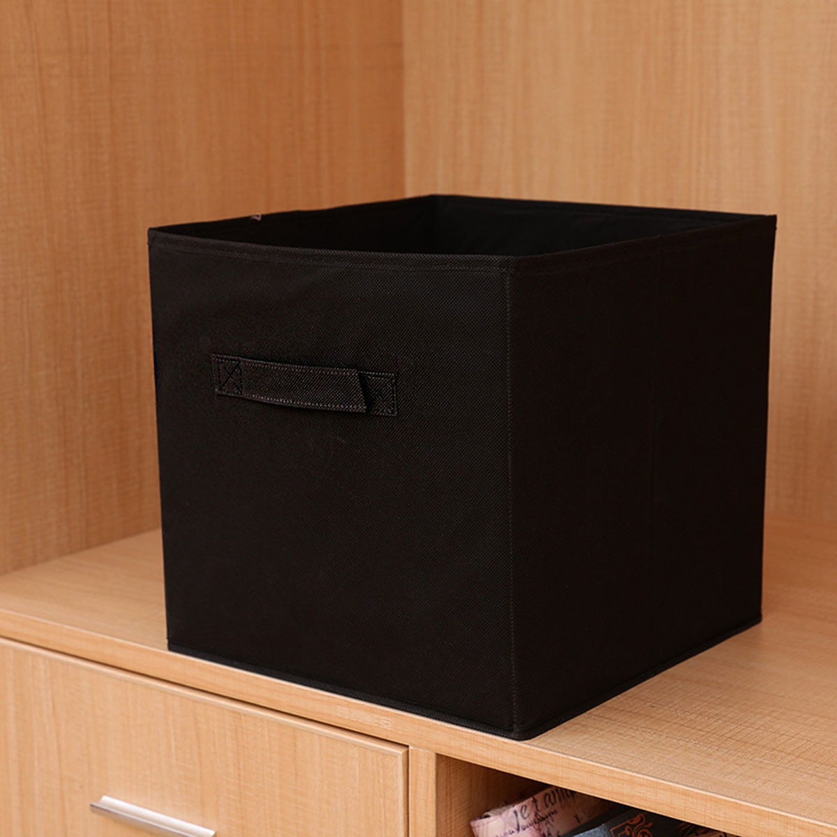 Foto 4 pulgar | Cajas Organizadoras de Ropa Wünd Plegables Negras 6 pzas