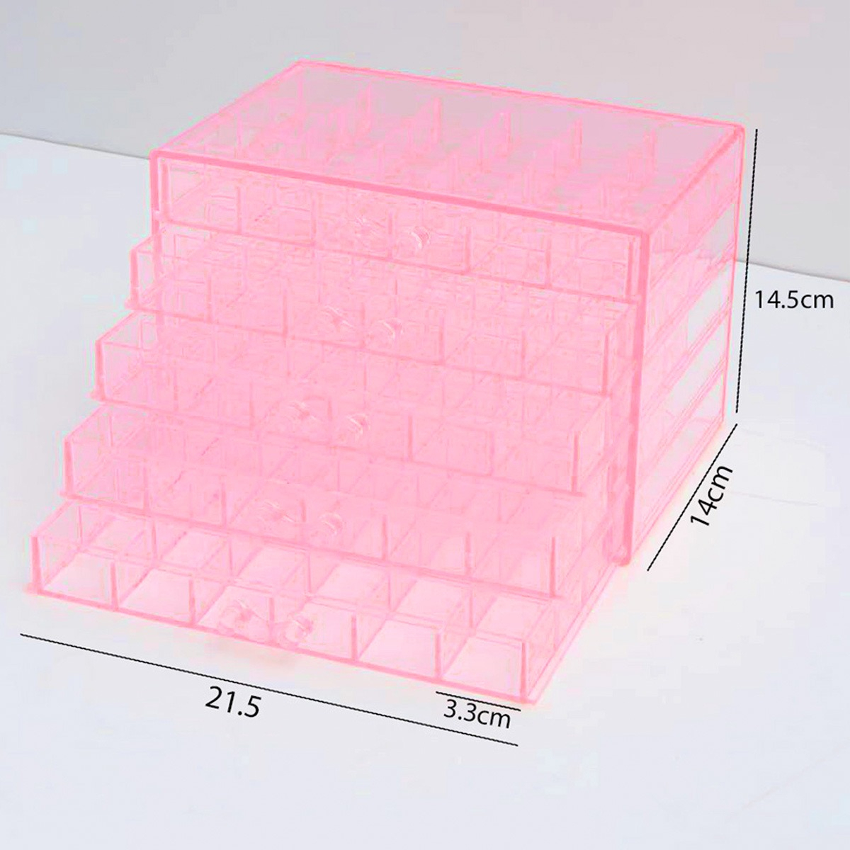 Foto 3 pulgar | Caja Organizadora Wünd Rosa de Acrílico