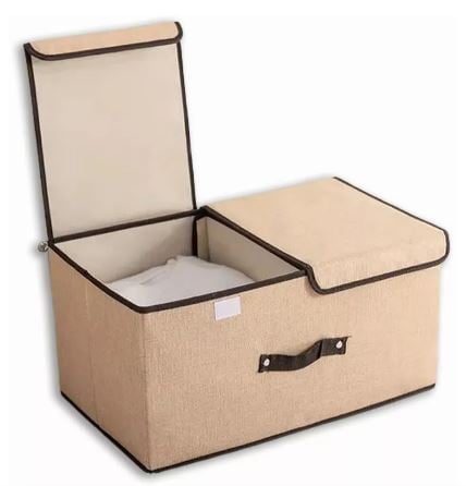 Caja de Almacenamiento de Ropa Wünd Plegable Beige $452