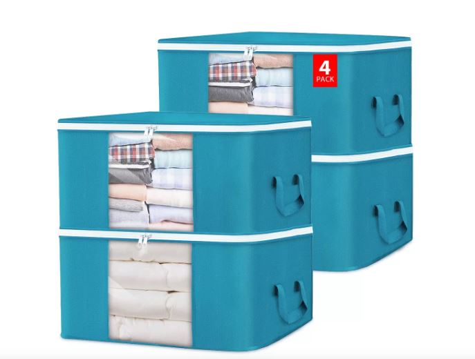 Cajas Organizadoras Wünd Plegables Azules 4 Piezas