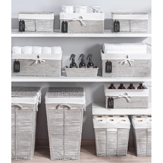 Foto 3 | Canasta Grande Tesso Home Gris