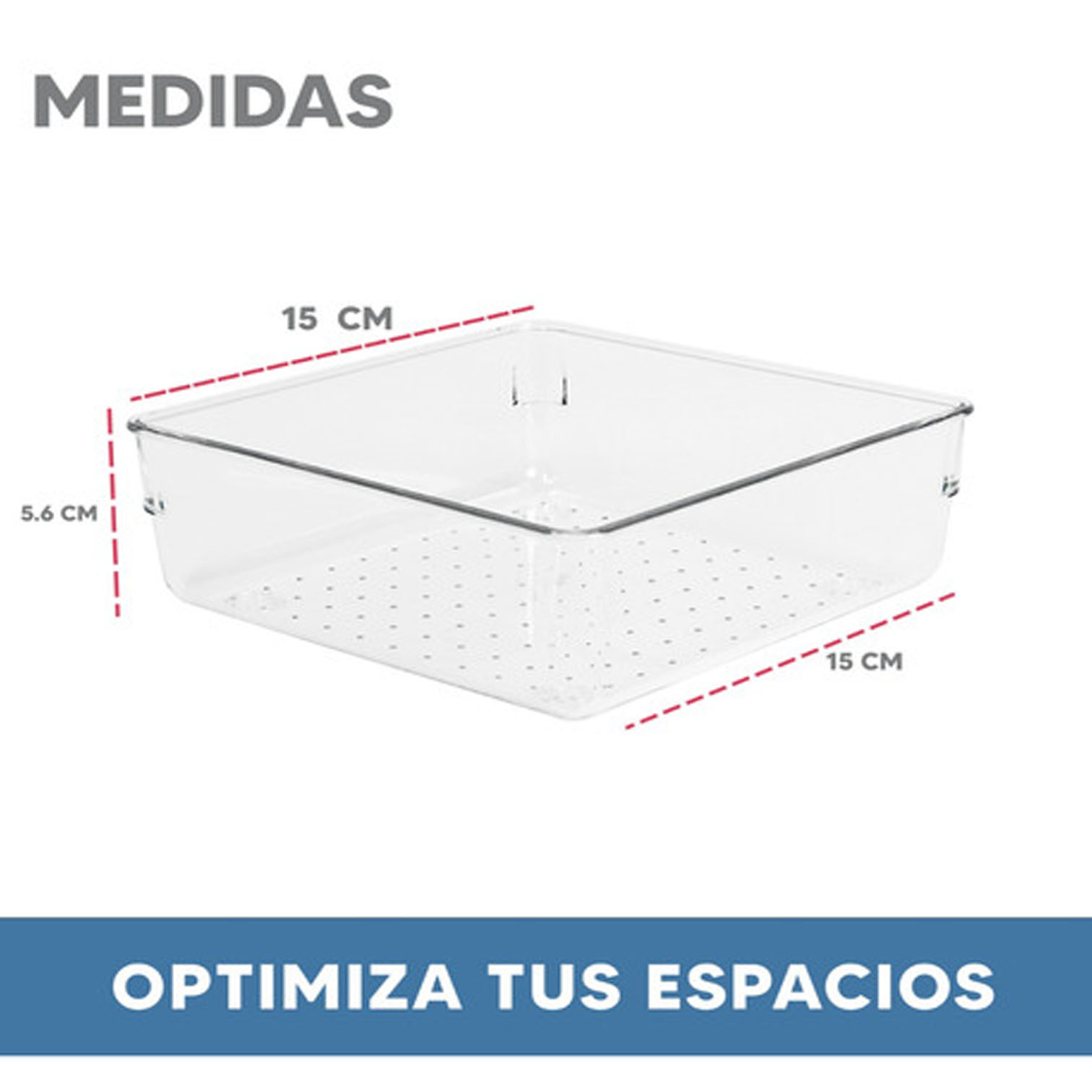 Foto 4 pulgar | Set 4 Piezas Bandeja Organizadora Jauz Improvement Para Alimentos