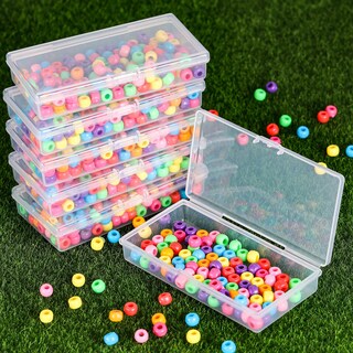 Foto 5 | Caja De Almacenamiento De Abalorios Satinior Satinor Con Tapa Abatible De Plástico Transparente - Venta Internacional.