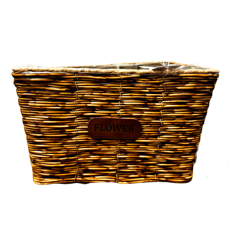 Set 2 Cestas Organizadoras De Mimbre Caja De Decoración