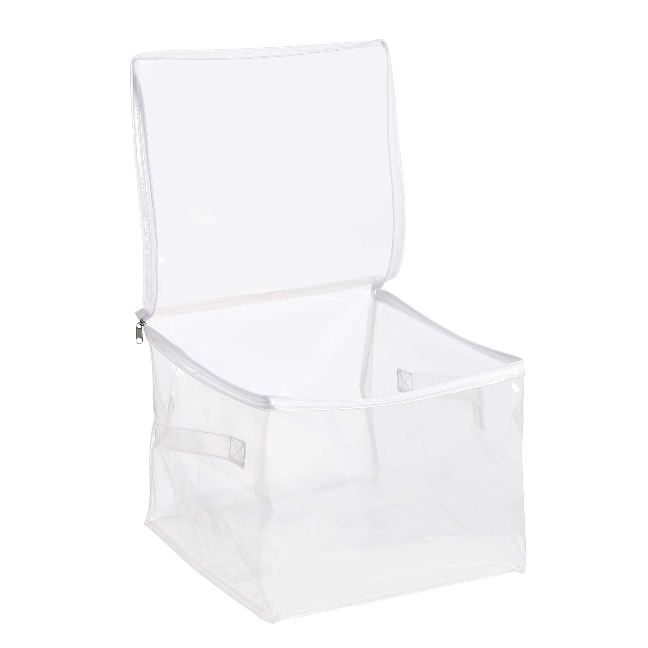 Foto 4 pulgar | Organizadores De Almacenamiento Amazon Basics Transparentes Con Cierre, Paquete De 3 - Venta Internacional.