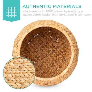 Foto 4 | Cesta De Almacenamiento Best Choice Products Vintage Hyacinth Natural - Venta Internacional.