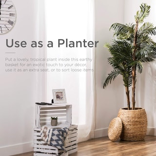 Foto 6 | Cesta De Almacenamiento Best Choice Products Vintage Hyacinth Natural - Venta Internacional.