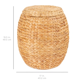 Foto 7 | Cesta De Almacenamiento Best Choice Products Vintage Hyacinth Natural - Venta Internacional.