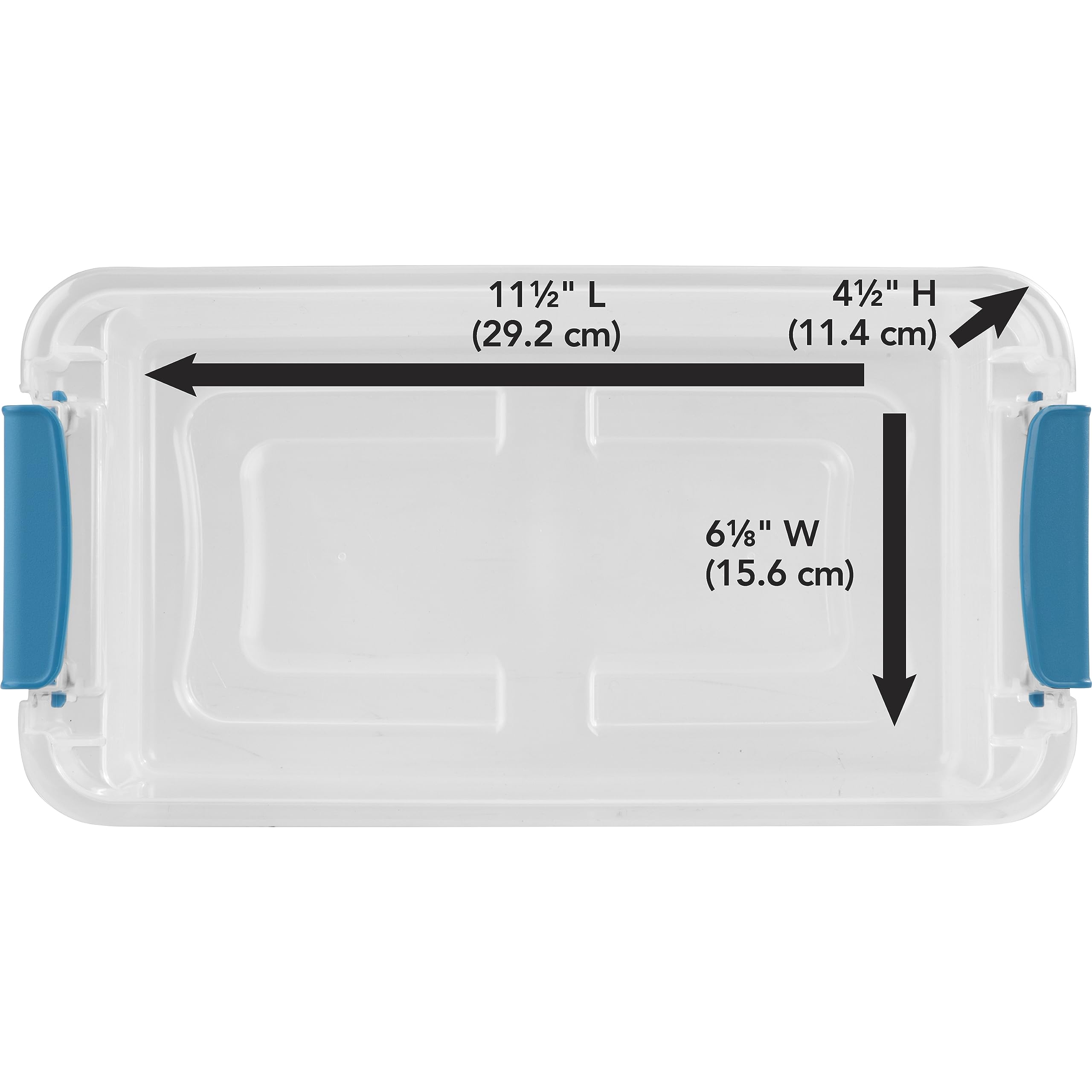 Foto 7 pulgar | Caja De Almacenamiento Sterilite De 6 Litros, Apilable, Transparente Y Blanca, Paquete De 12 - Venta Internacional.