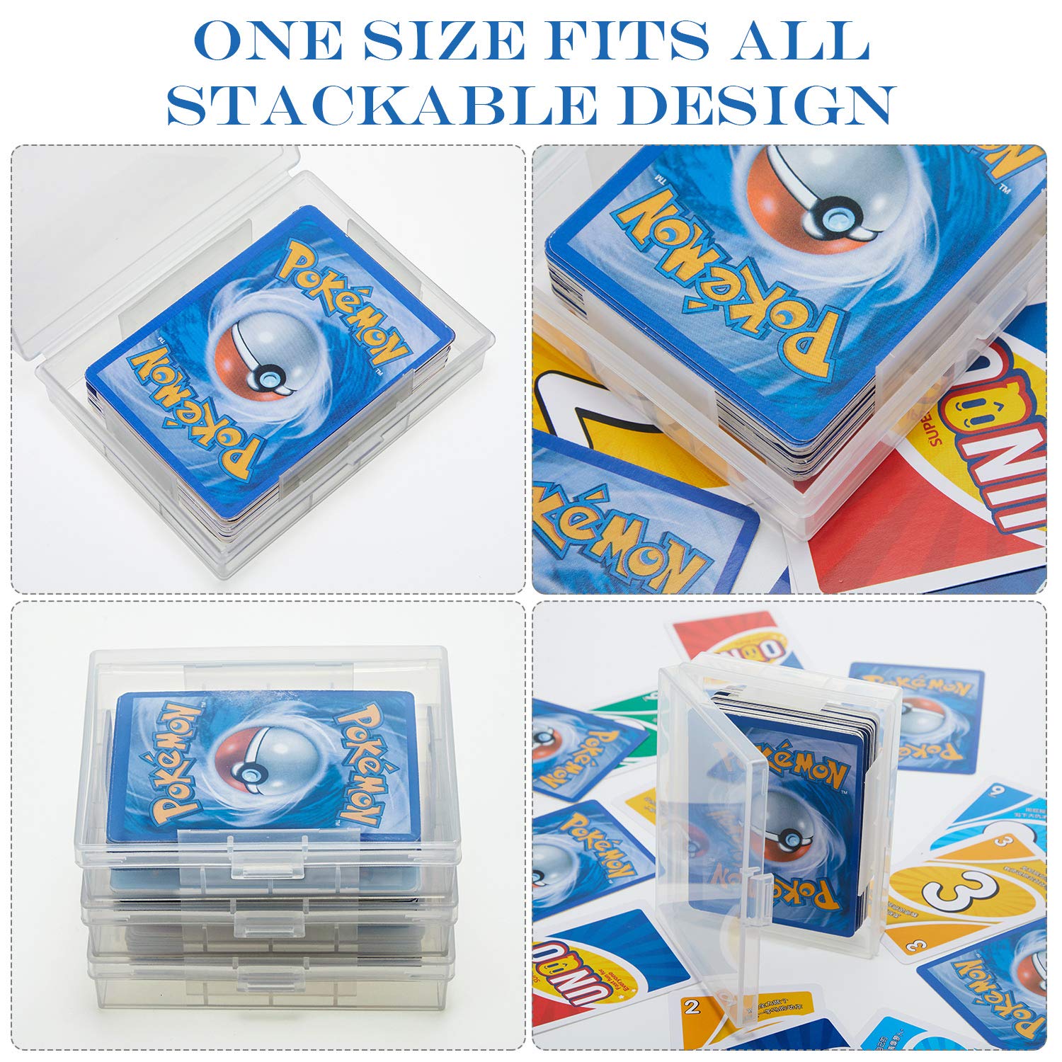 Foto 4 pulgar | Funda Para Cartas Skylety, Organizador De 6 Piezas, Transparente - Venta Internacional.