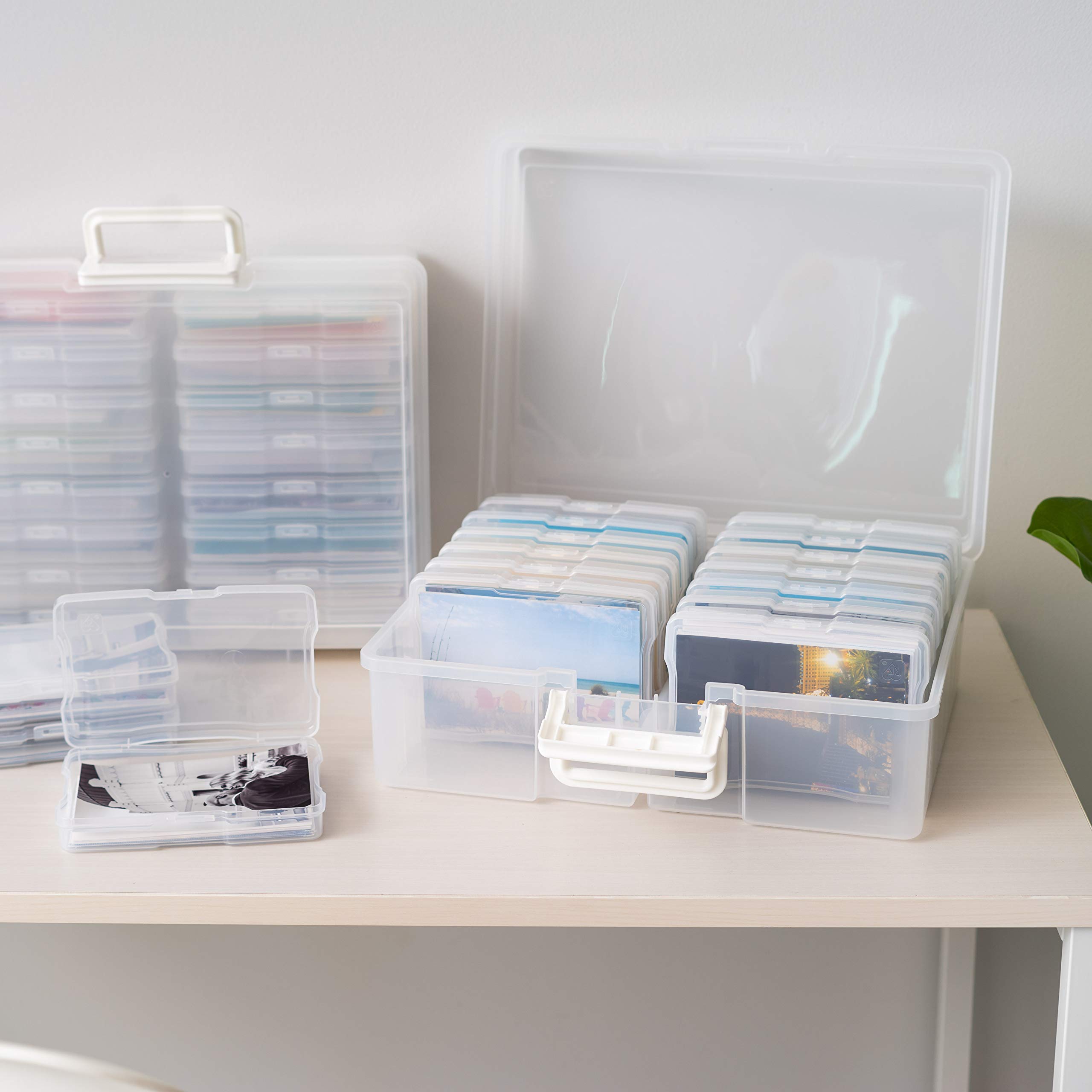 Foto 4 | Caja De Almacenamiento De Fotos Iris Usa Keeper 4x6, Paquete De 1 Unidad - Venta Internacional.