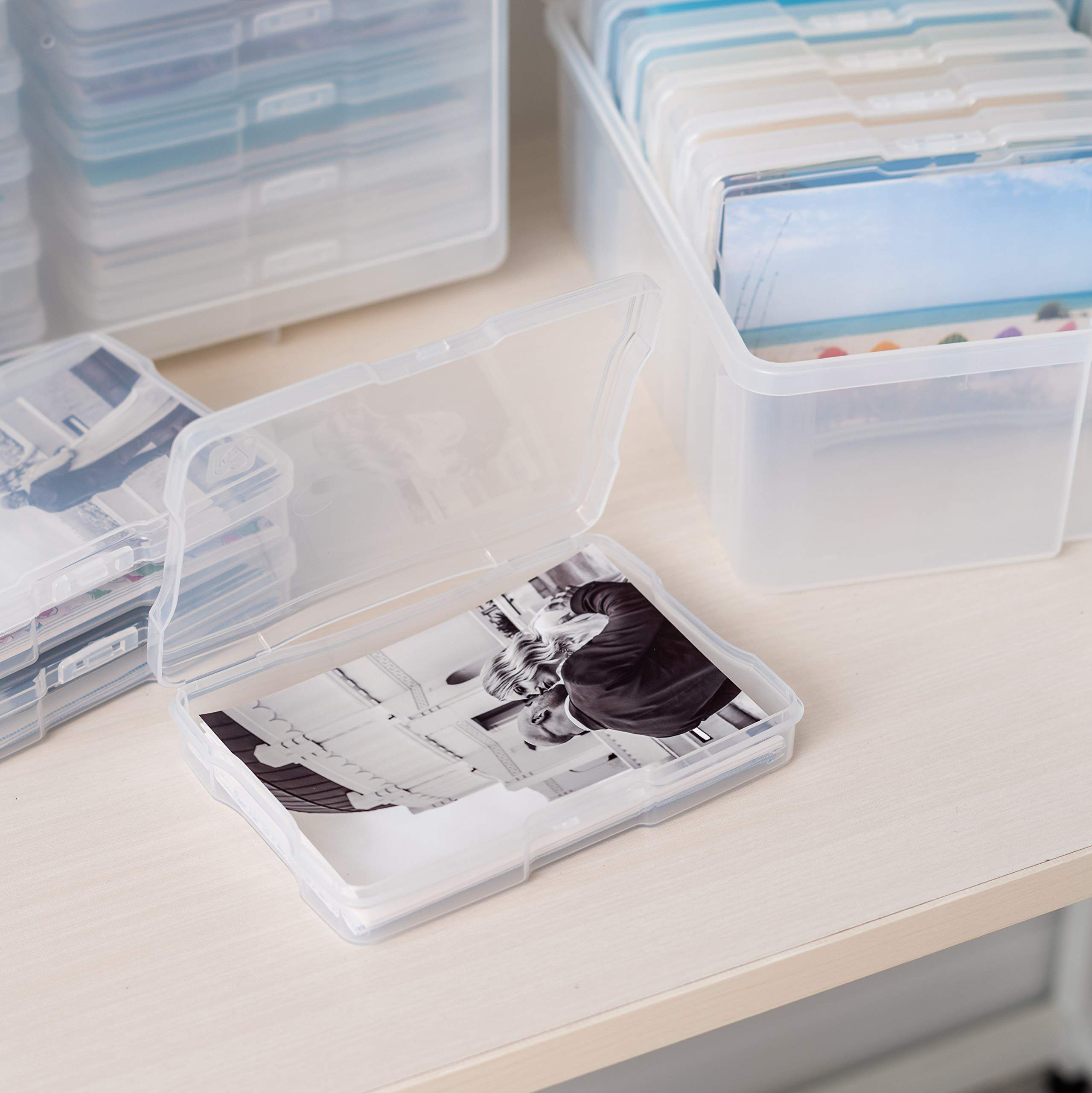 Foto 5 | Caja De Almacenamiento De Fotos Iris Usa Keeper 4x6, Paquete De 1 Unidad - Venta Internacional.