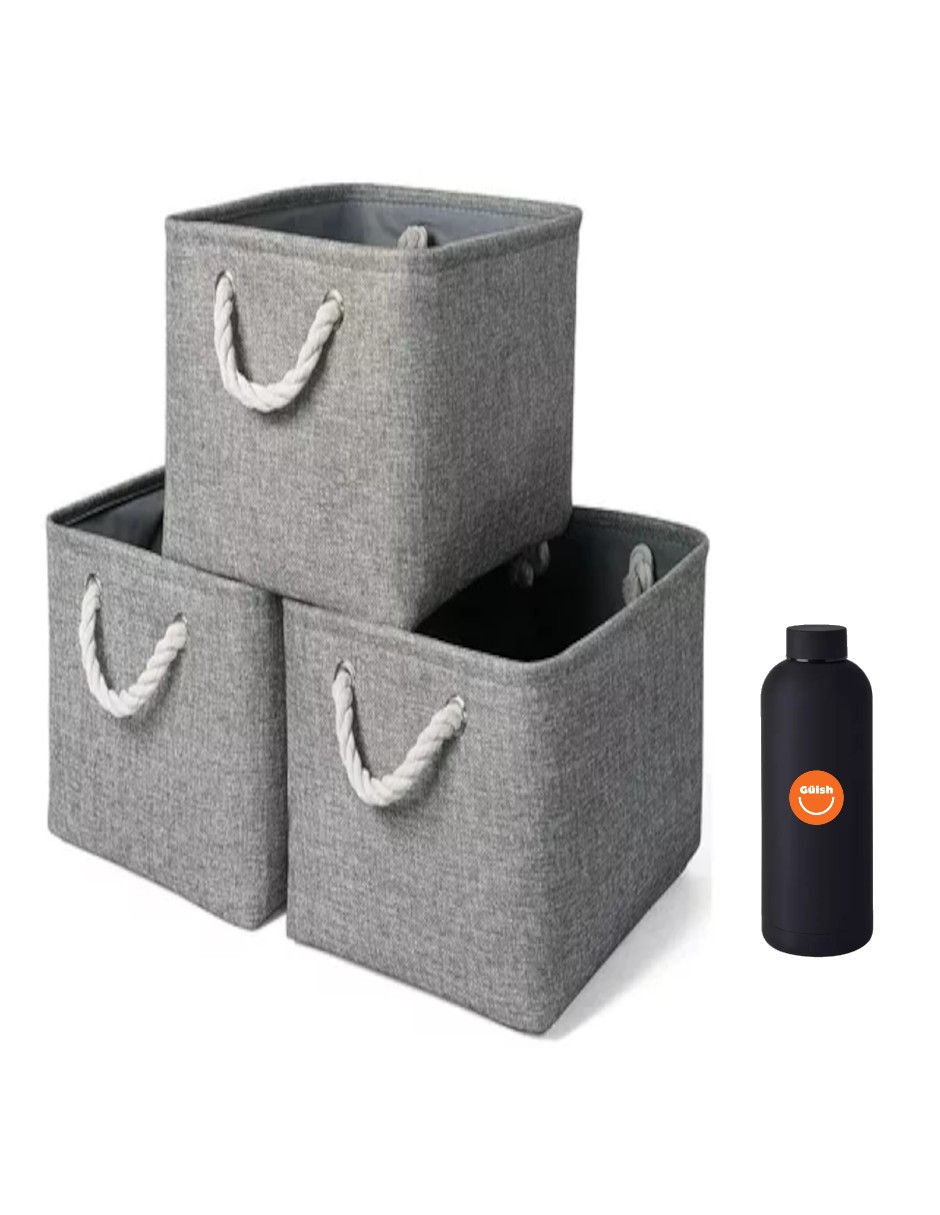 Set 3 Cajas Organizadoras + Termo Güish Gratis