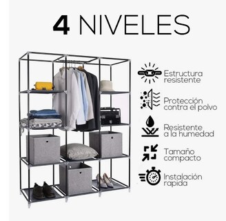 Foto 2 | Closet Xtellar Armable Azul