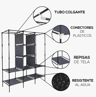 Foto 3 | Closet Xtellar Armable Azul