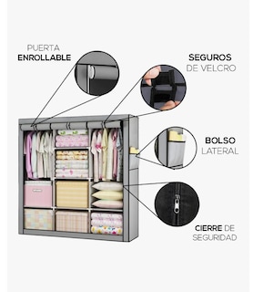 Foto 3 | Closet Xtellar Armable Gris